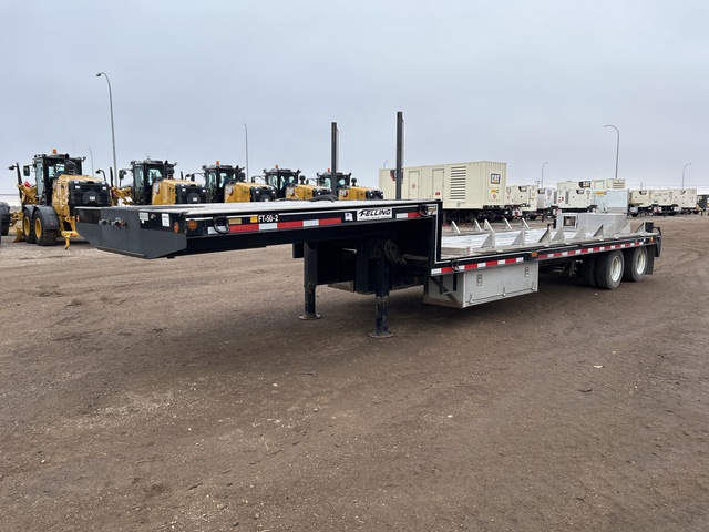 2008 Felling 34 ft T/A Single Drop Step Deck Trailer