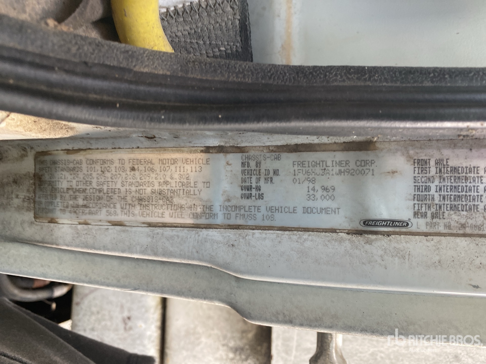 General Appearance with N.º de serie/VIN