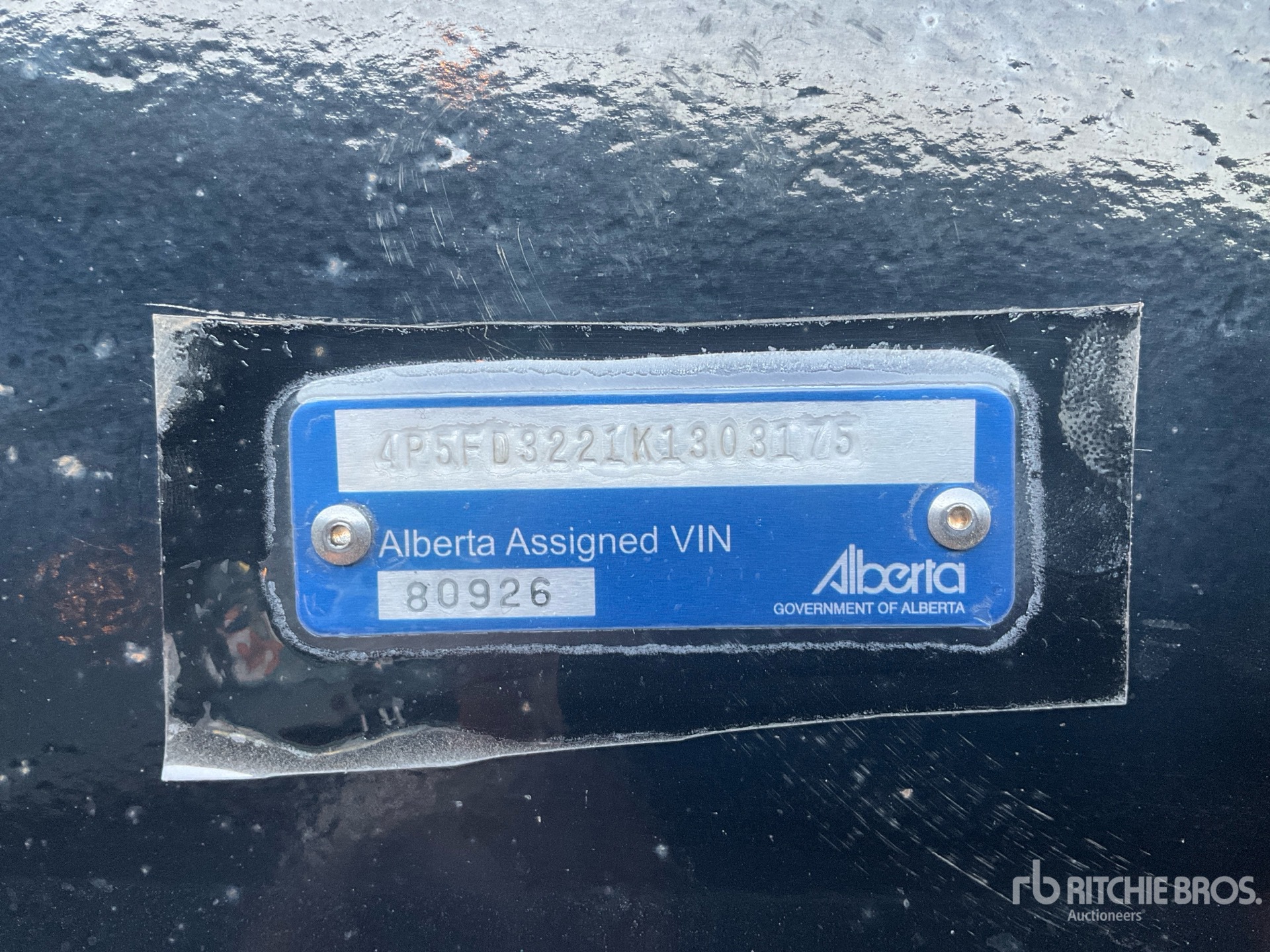 General Appearance with N.º de serie/VIN