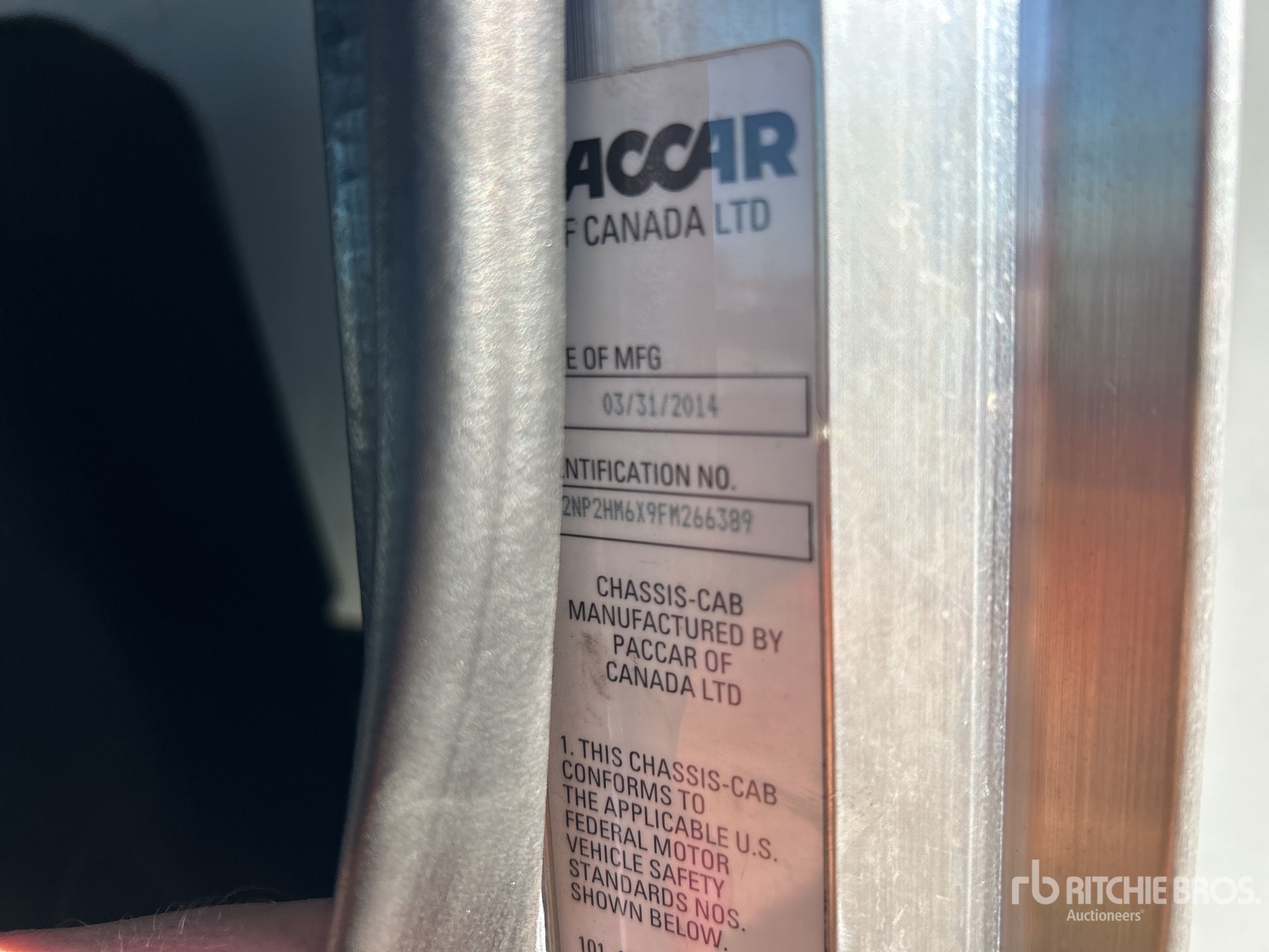 General Appearance with N.º de serie/VIN