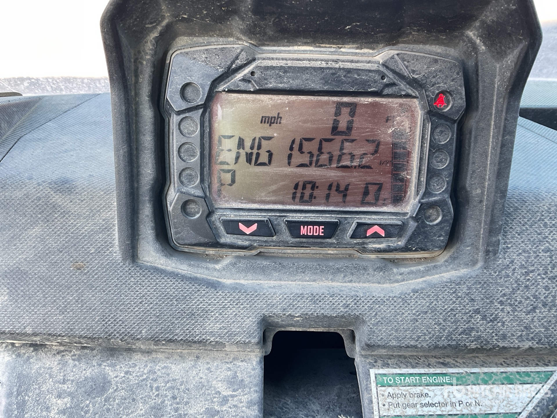 General Appearance with Horímetro / Odómetro