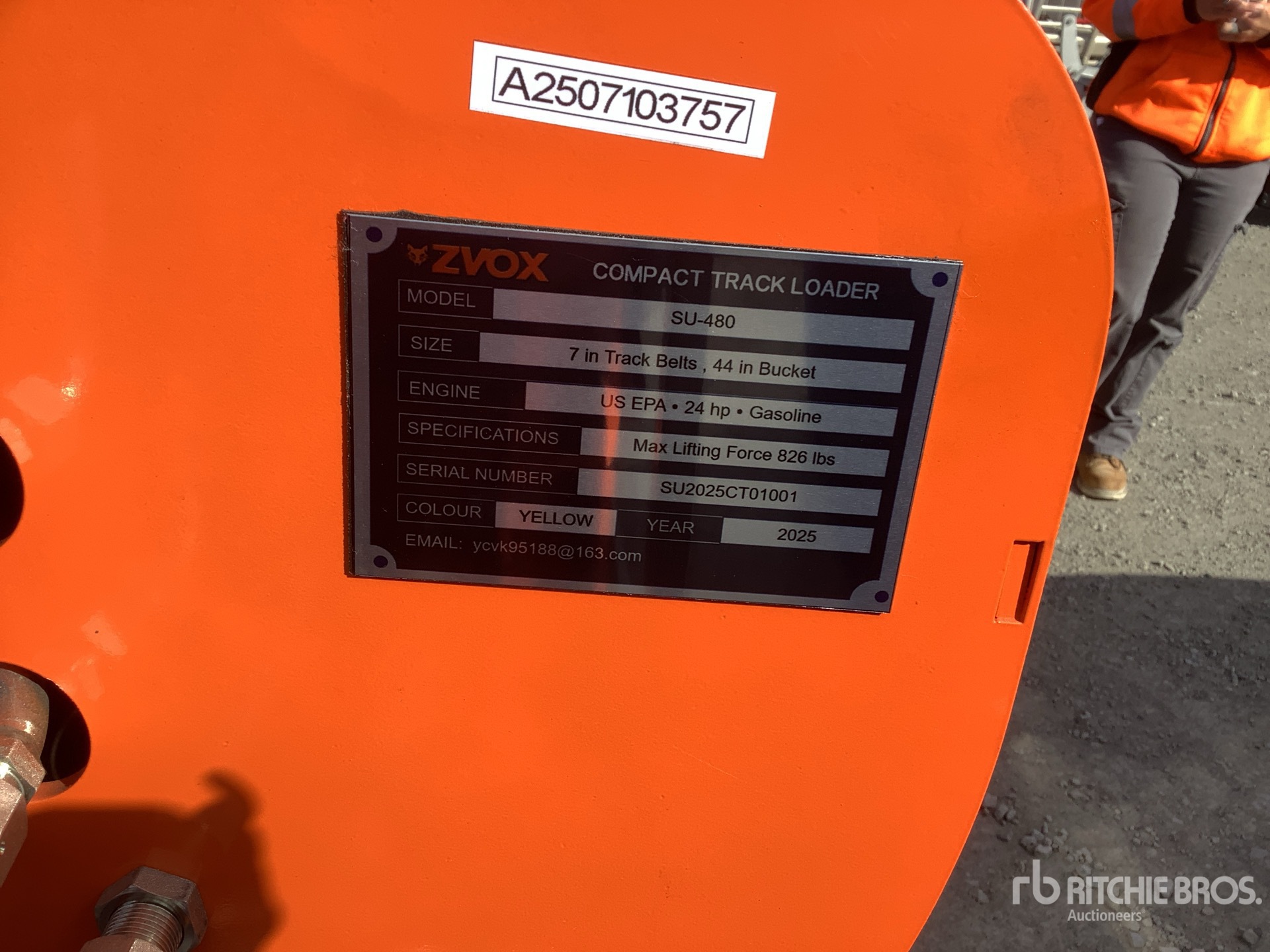 General Appearance with N.º de serie/VIN