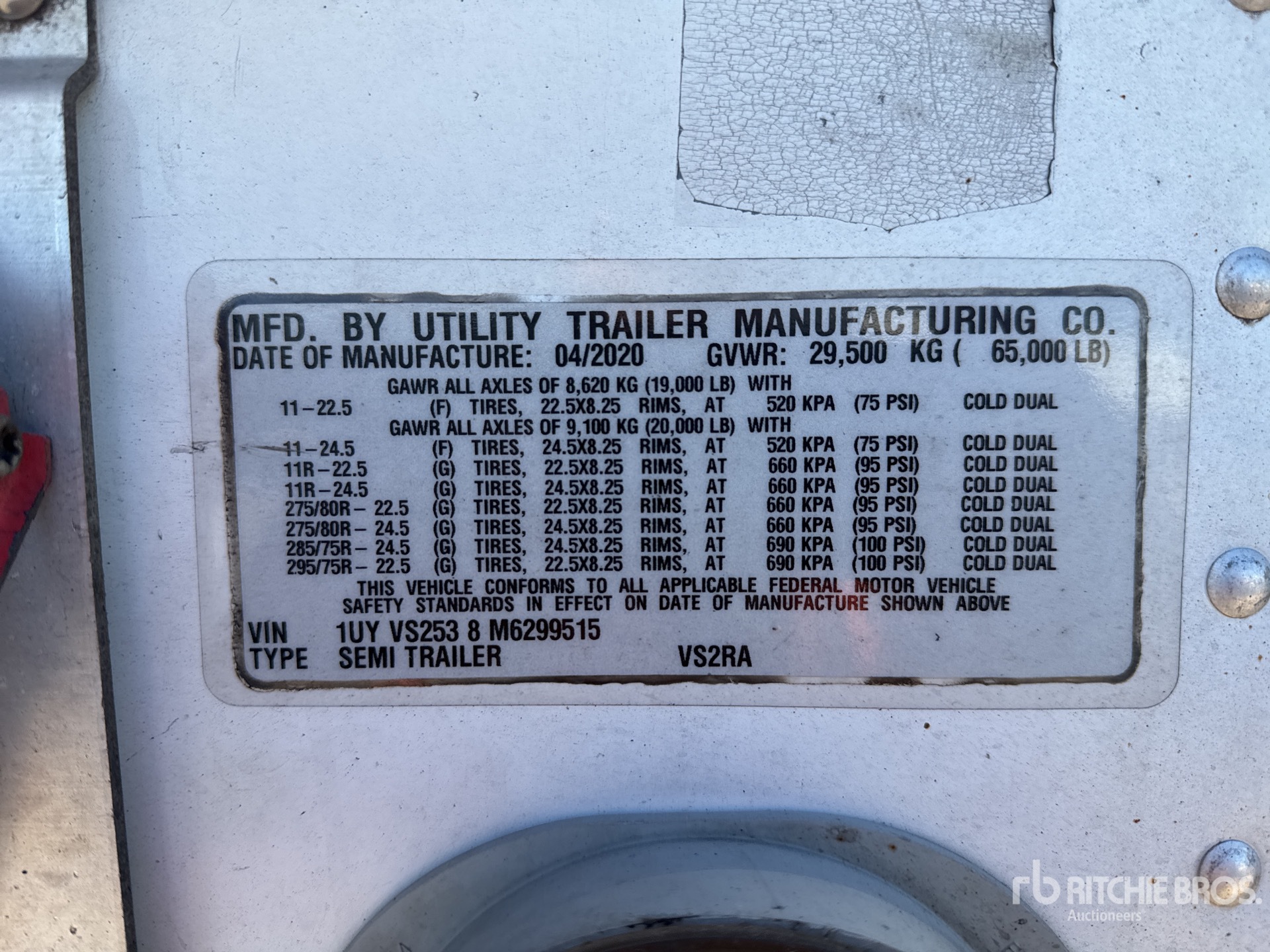 General Appearance with Seriennummer / FIN