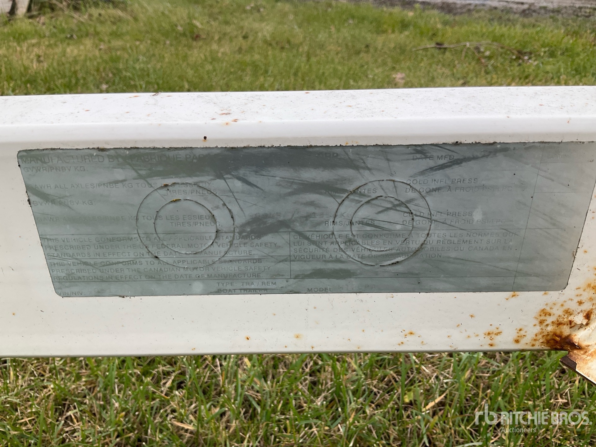 General Appearance with Numéro de série/Numéro d'identification du véhicule automobile