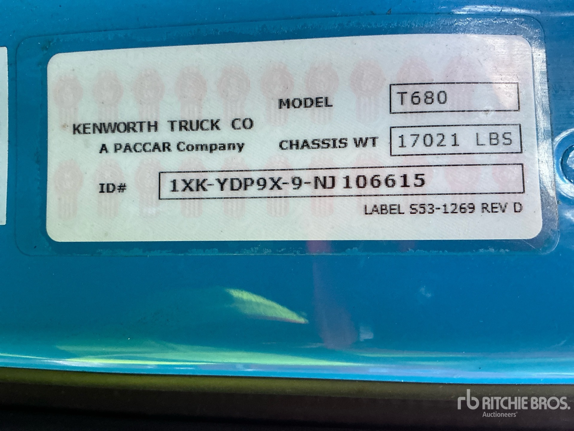 General Appearance with Numer seryjny/numer identyfikacyjny pojazdu