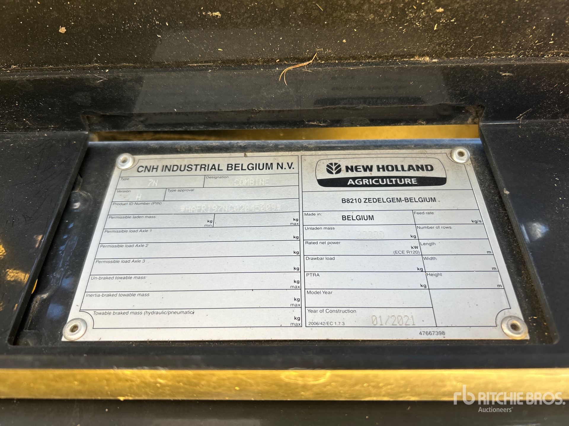 General Appearance with Numero seriale/numero d’identificazione del veicolo (VIN)