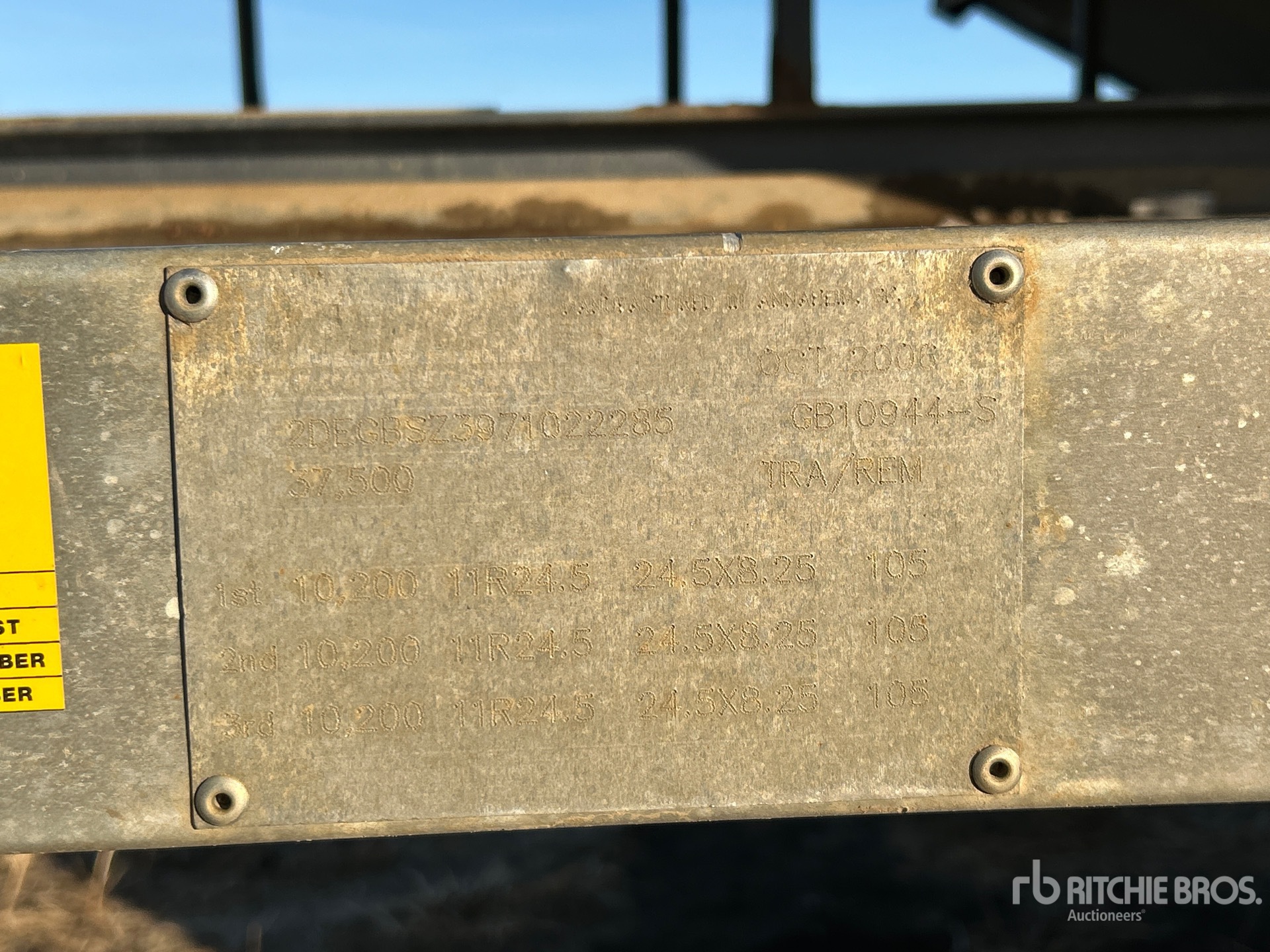 General Appearance with Numero seriale/numero d’identificazione del veicolo (VIN)