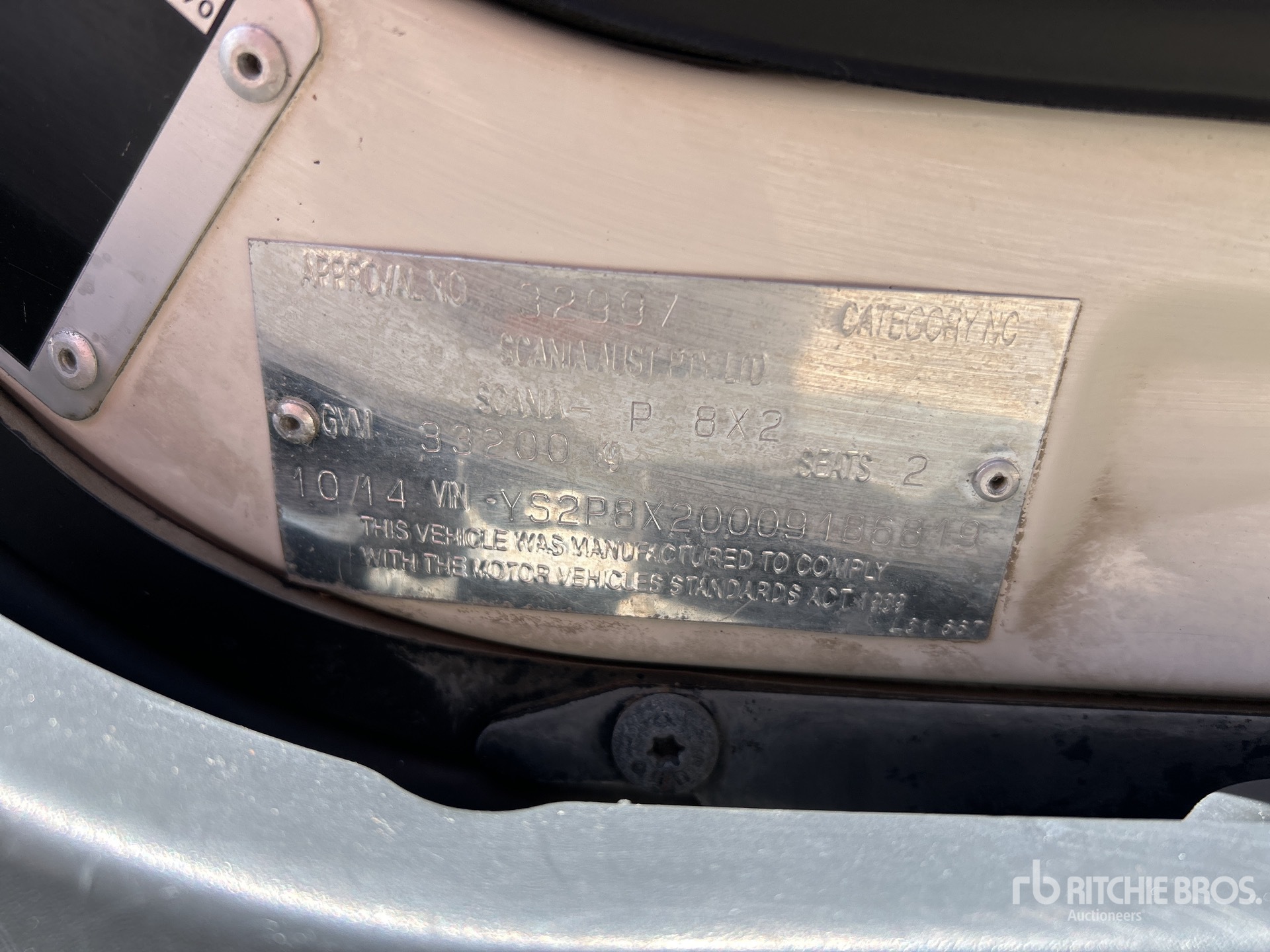 General Appearance with N.º de serie/VIN