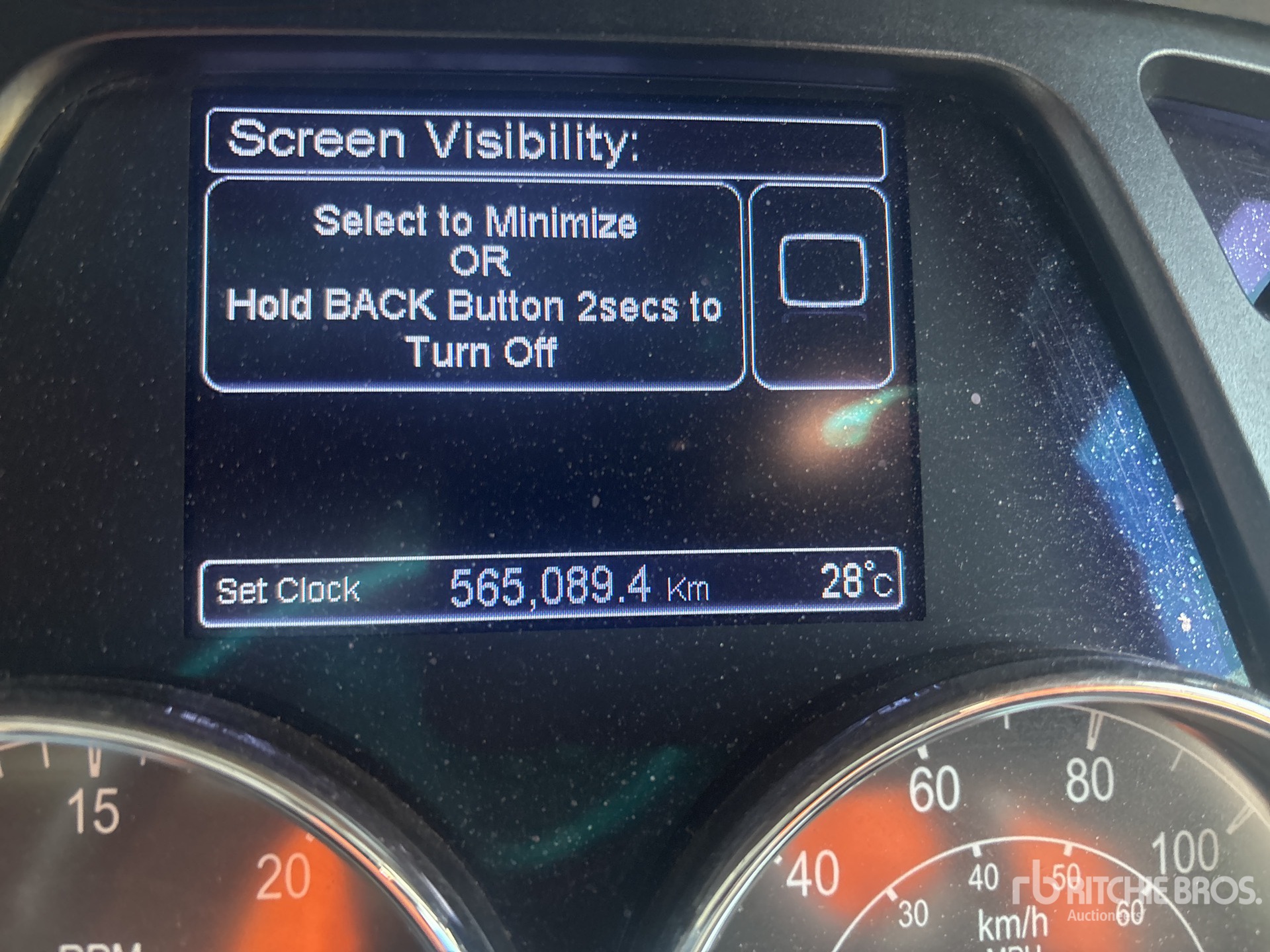 General Appearance with Hour Meter / Odometer
