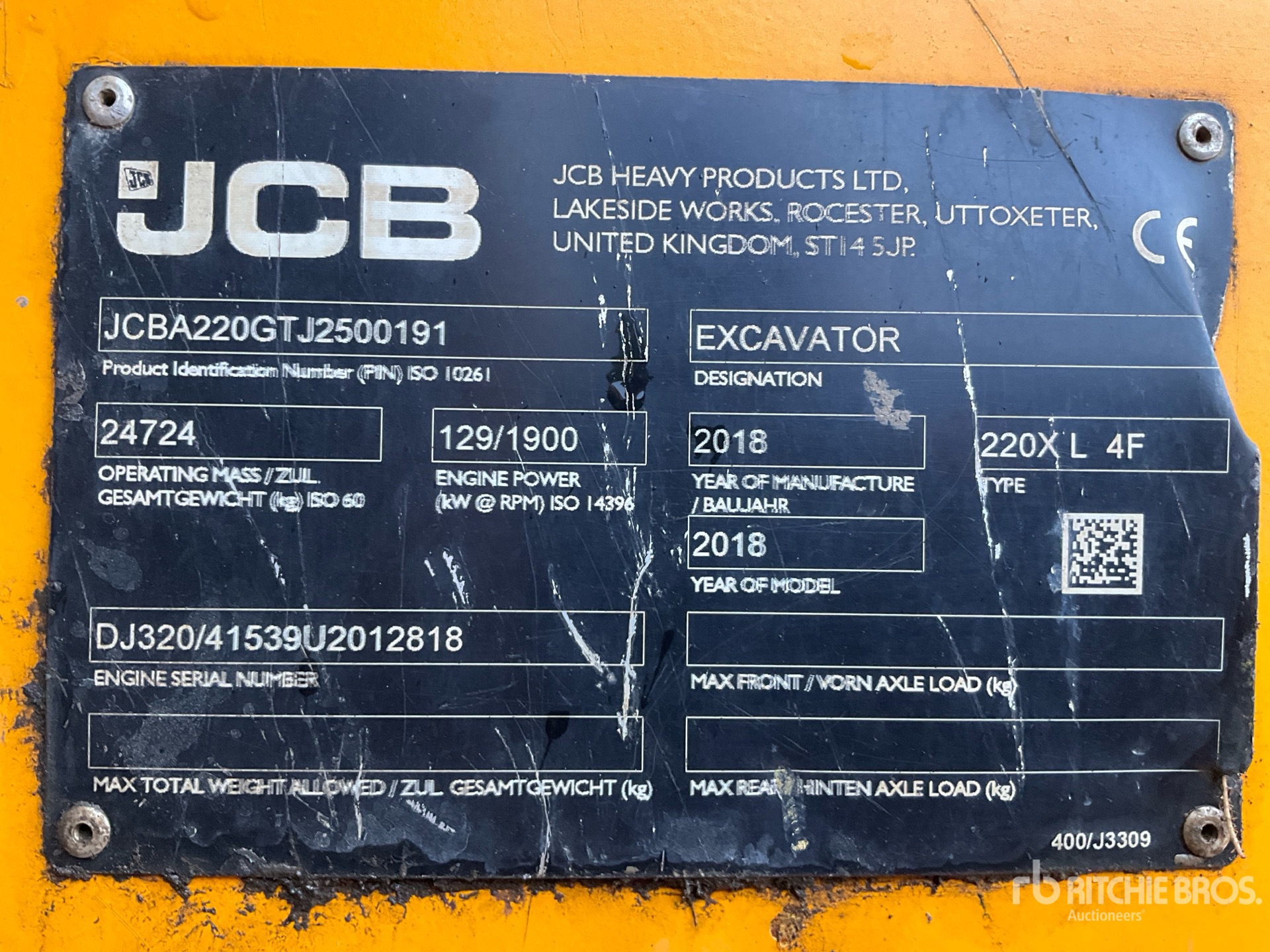 General Appearance with Numero seriale/numero d’identificazione del veicolo (VIN)