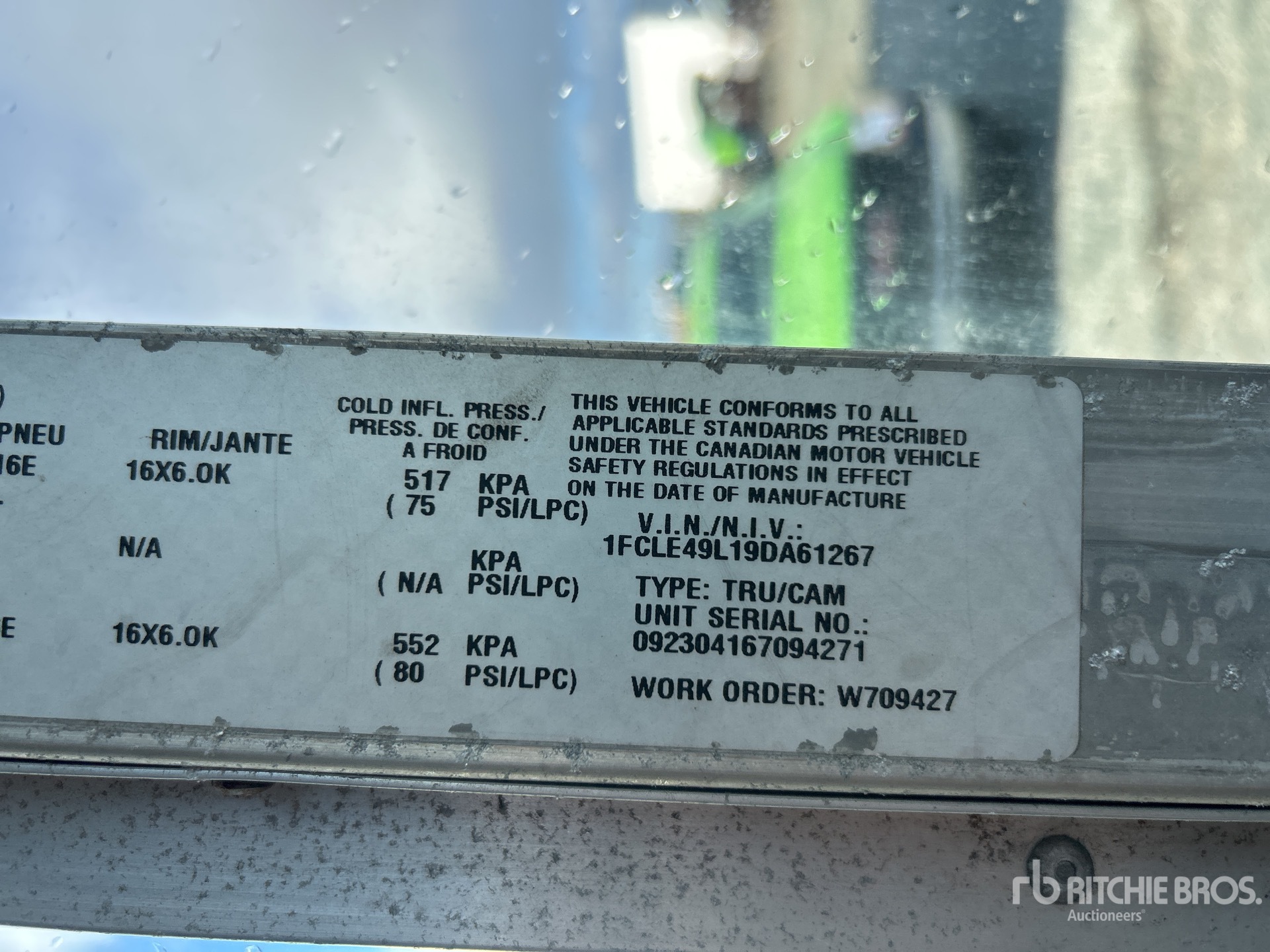 General Appearance with Numero seriale/numero d’identificazione del veicolo (VIN)