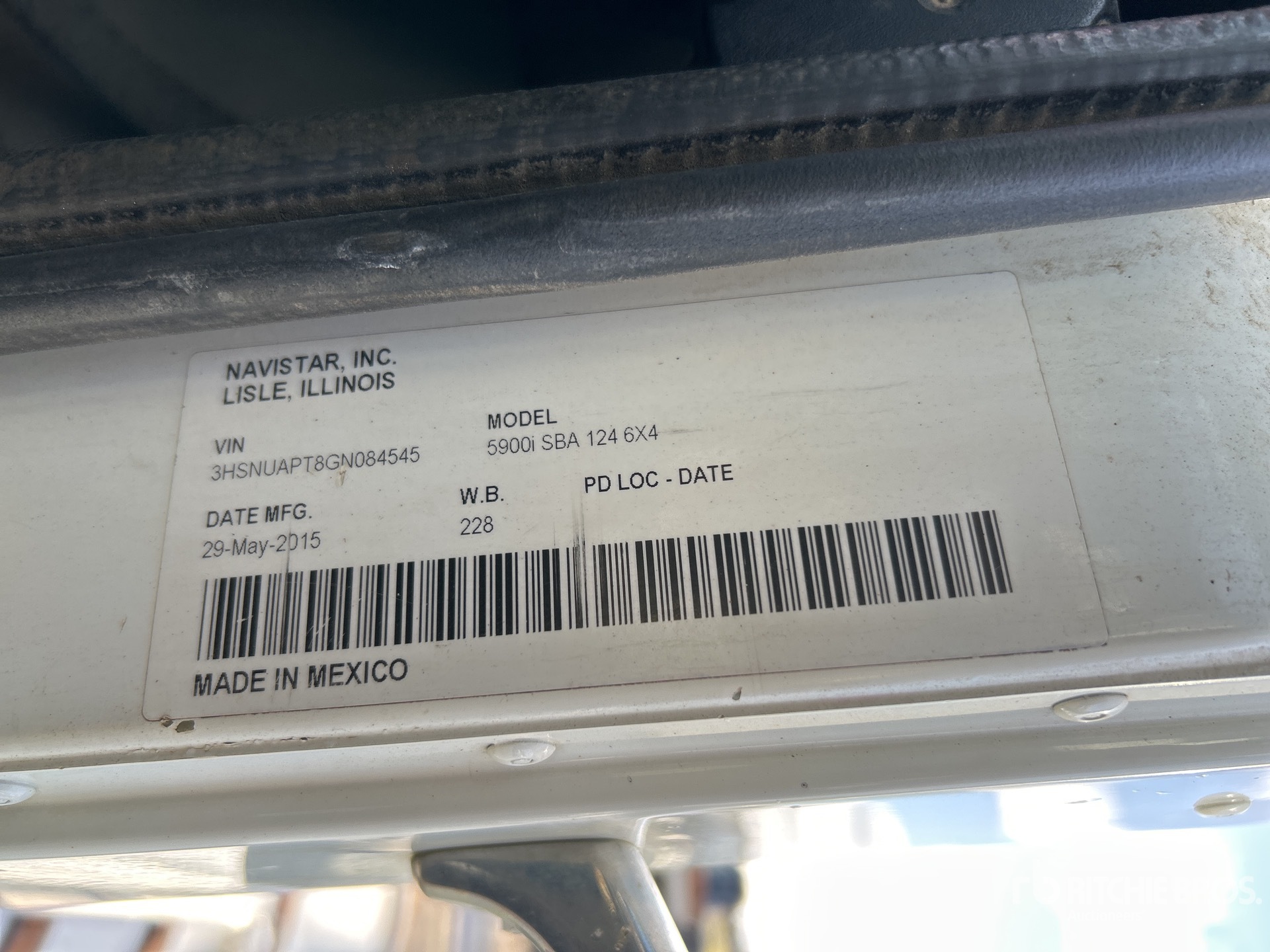 General Appearance with Seriennummer / FIN