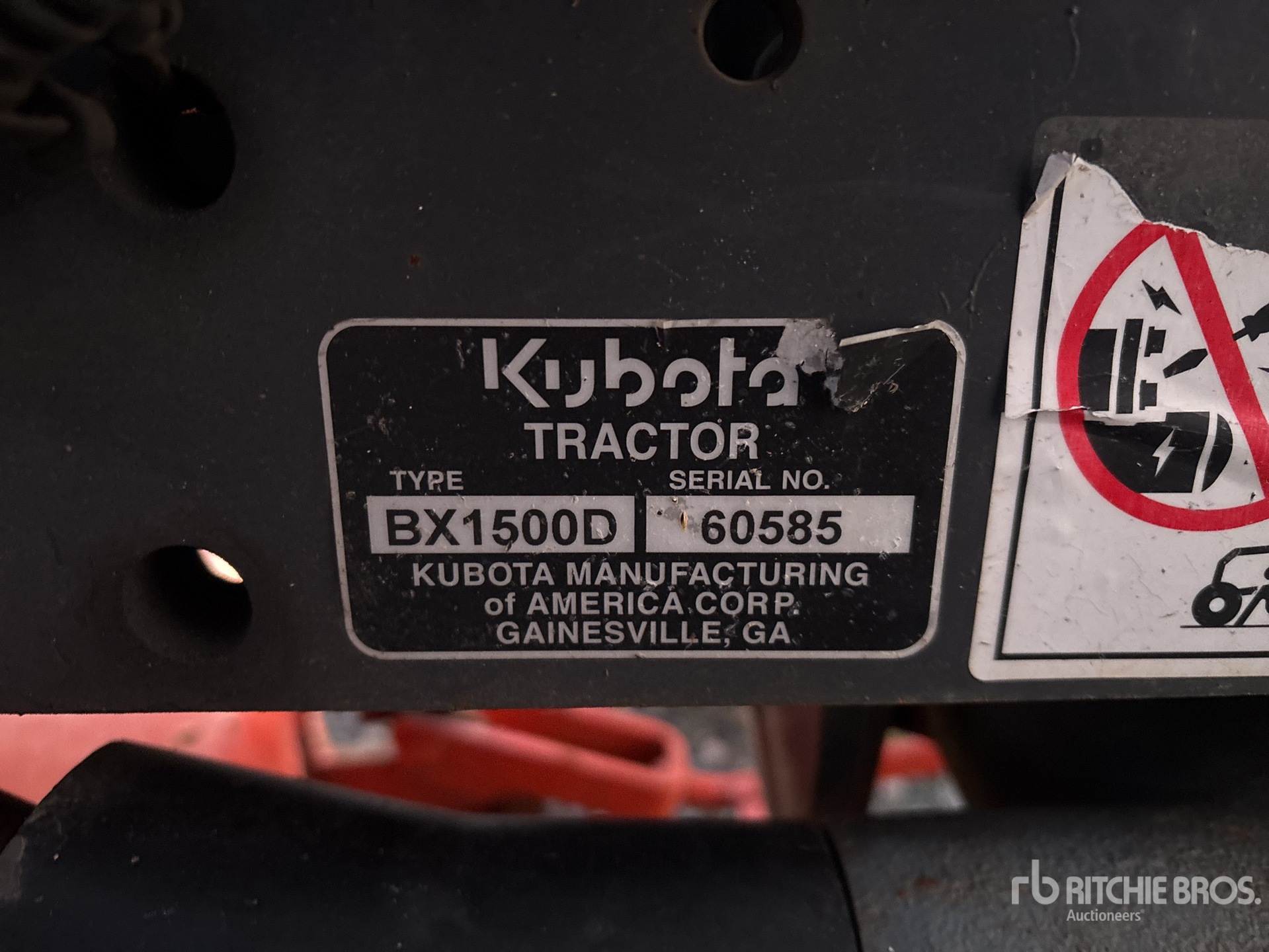 General Appearance with N.º de serie/VIN