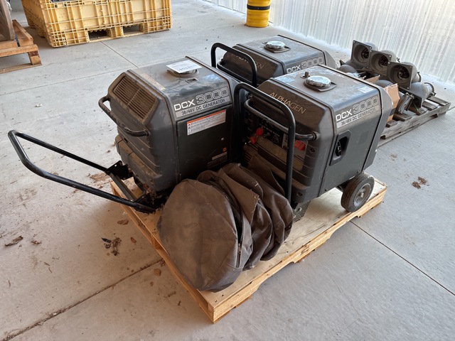 Quantity of (3) Alphagen DCX3000 5 kW Portable Generator Set