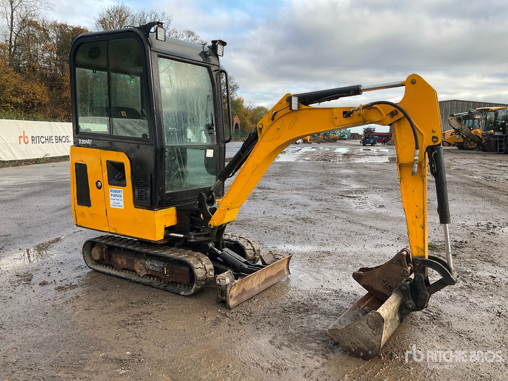 2021 JCB 16C 1 Mini Excavator Ritchie Bros Auctioneers