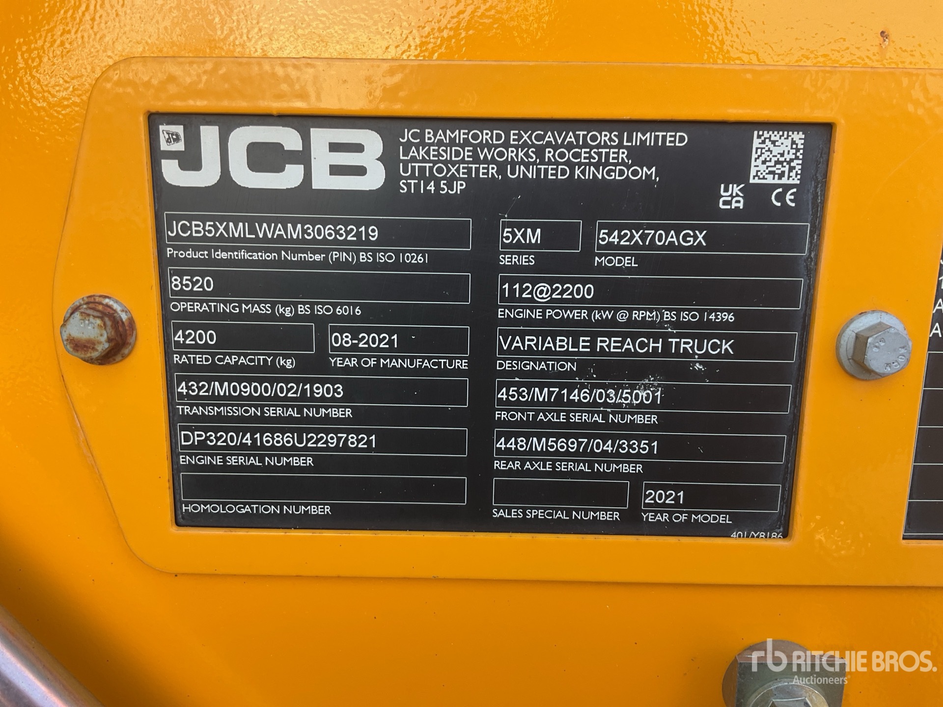 General Appearance with Numero seriale/numero d’identificazione del veicolo (VIN)