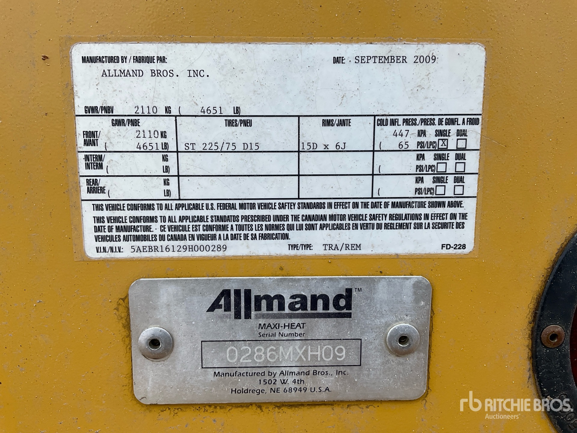 General Appearance with Seriennummer / FIN