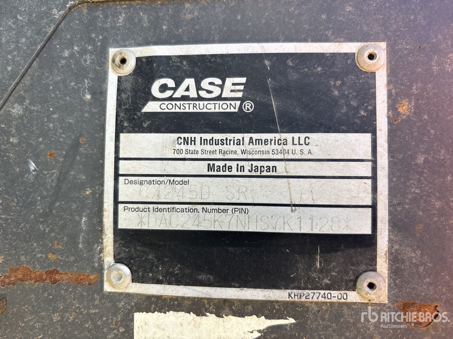 General Appearance with Numero seriale/numero d’identificazione del veicolo (VIN)