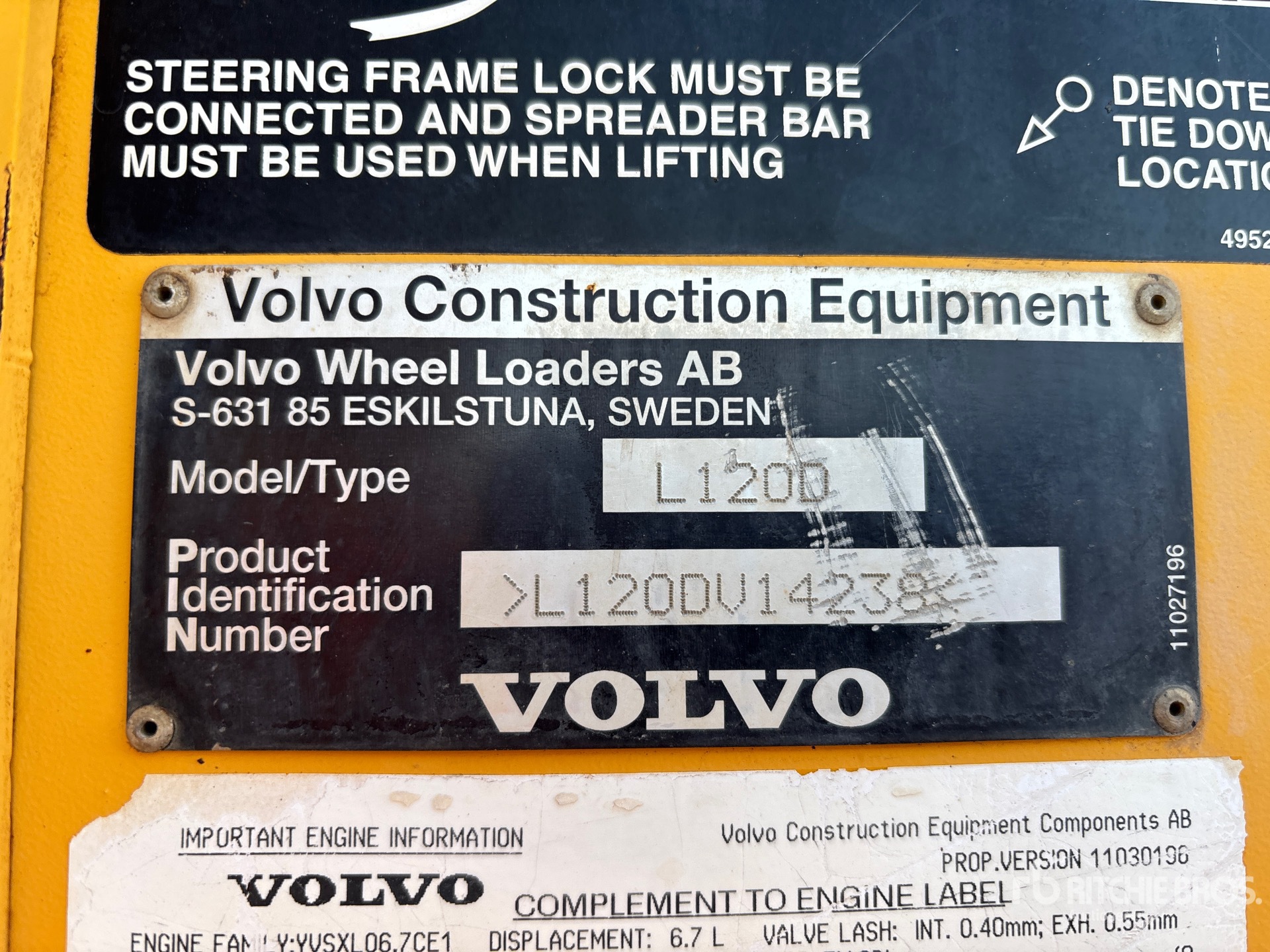 General Appearance with N.º de serie/VIN