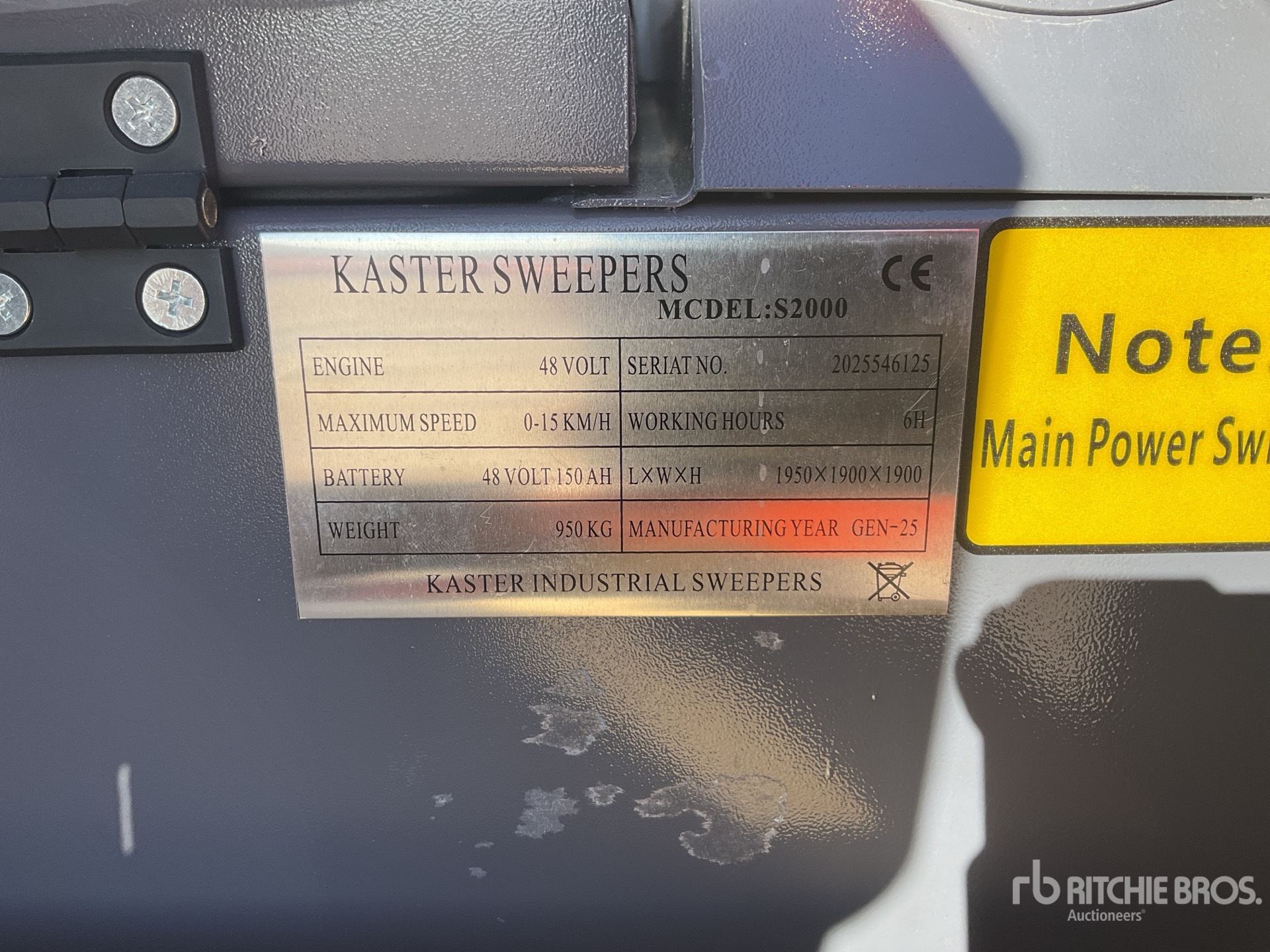 General Appearance with Seriennummer / FIN