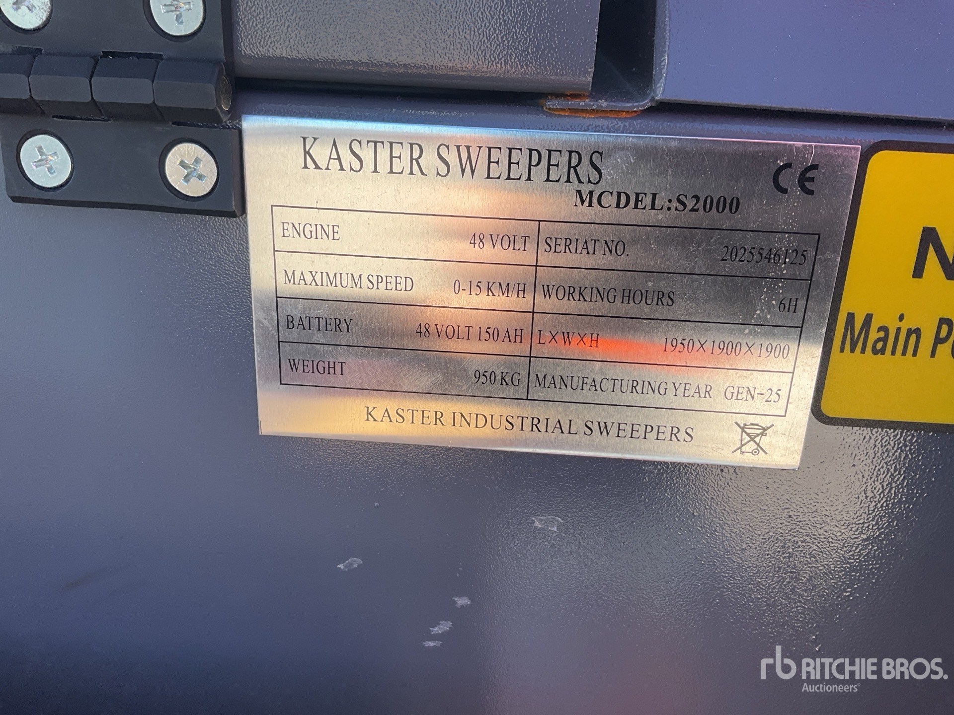 General Appearance with Seriennummer / FIN