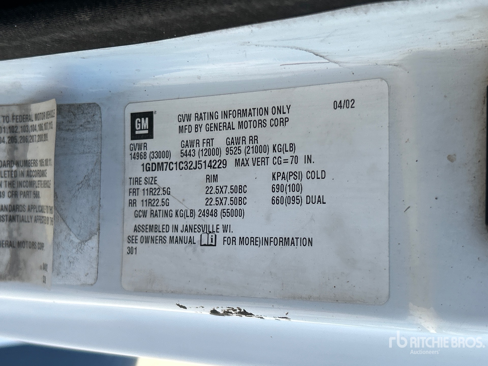 General Appearance with Seriennummer / FIN