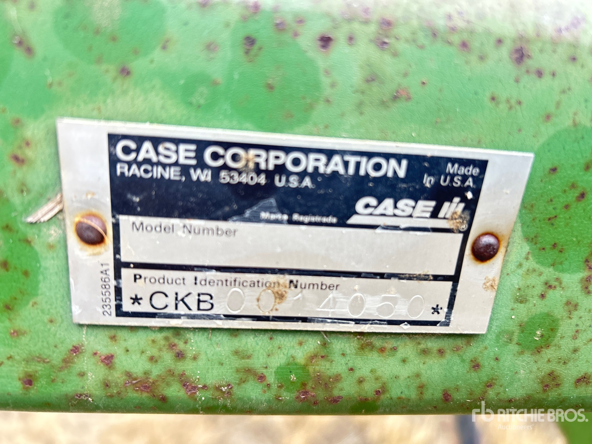 General Appearance with N.º de serie/VIN