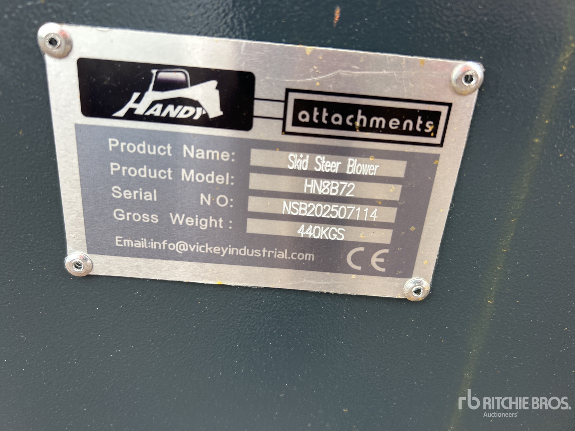 General Appearance with N.º de serie/VIN