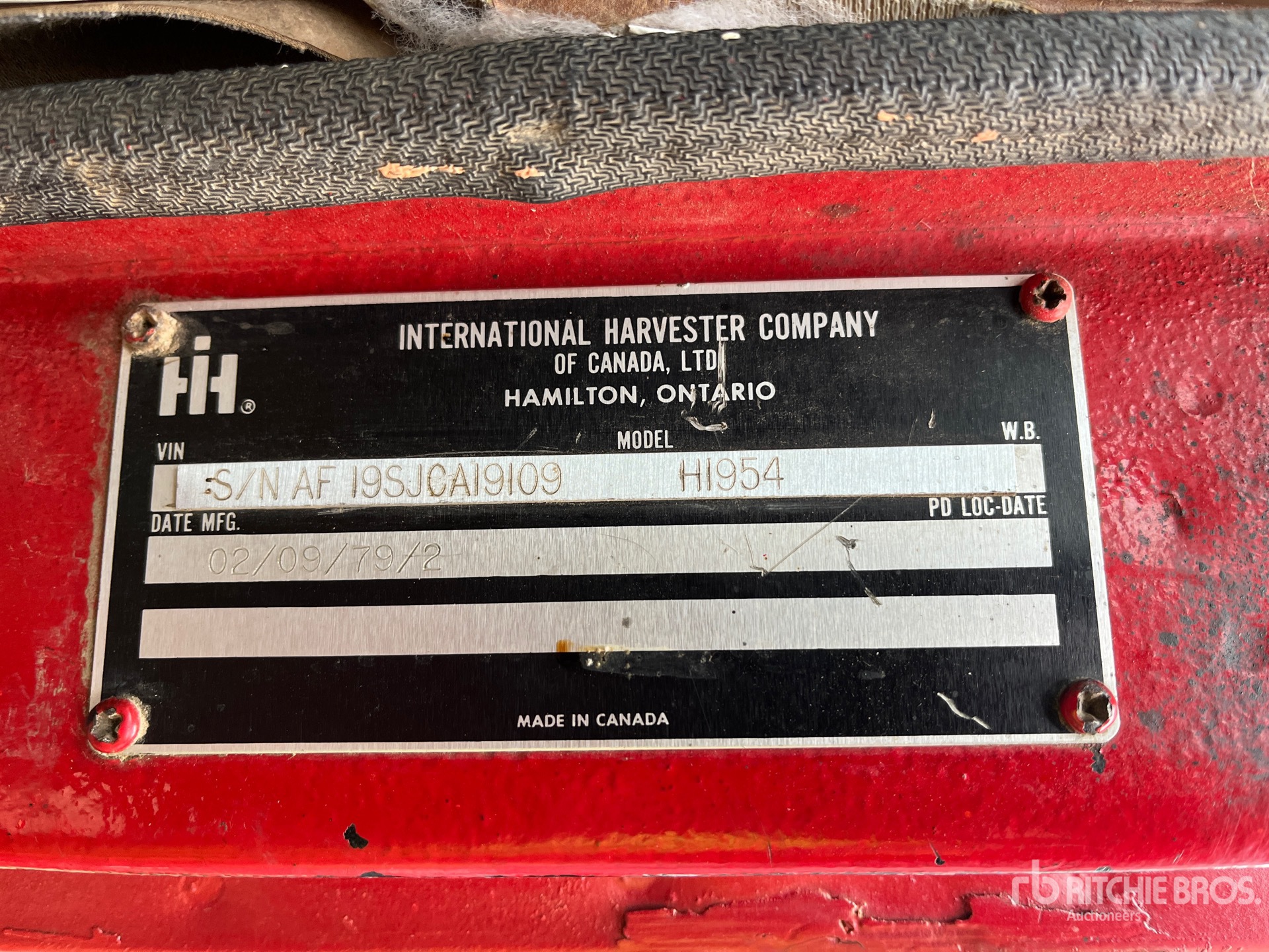 General Appearance with N.º de serie/VIN