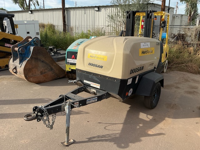 2020 Doosan C185WDO-T4F 185 cfm Mobile Air Compressor 2020 Doosan C185WDO-T4F 185 cfm Mobile Air Compressor