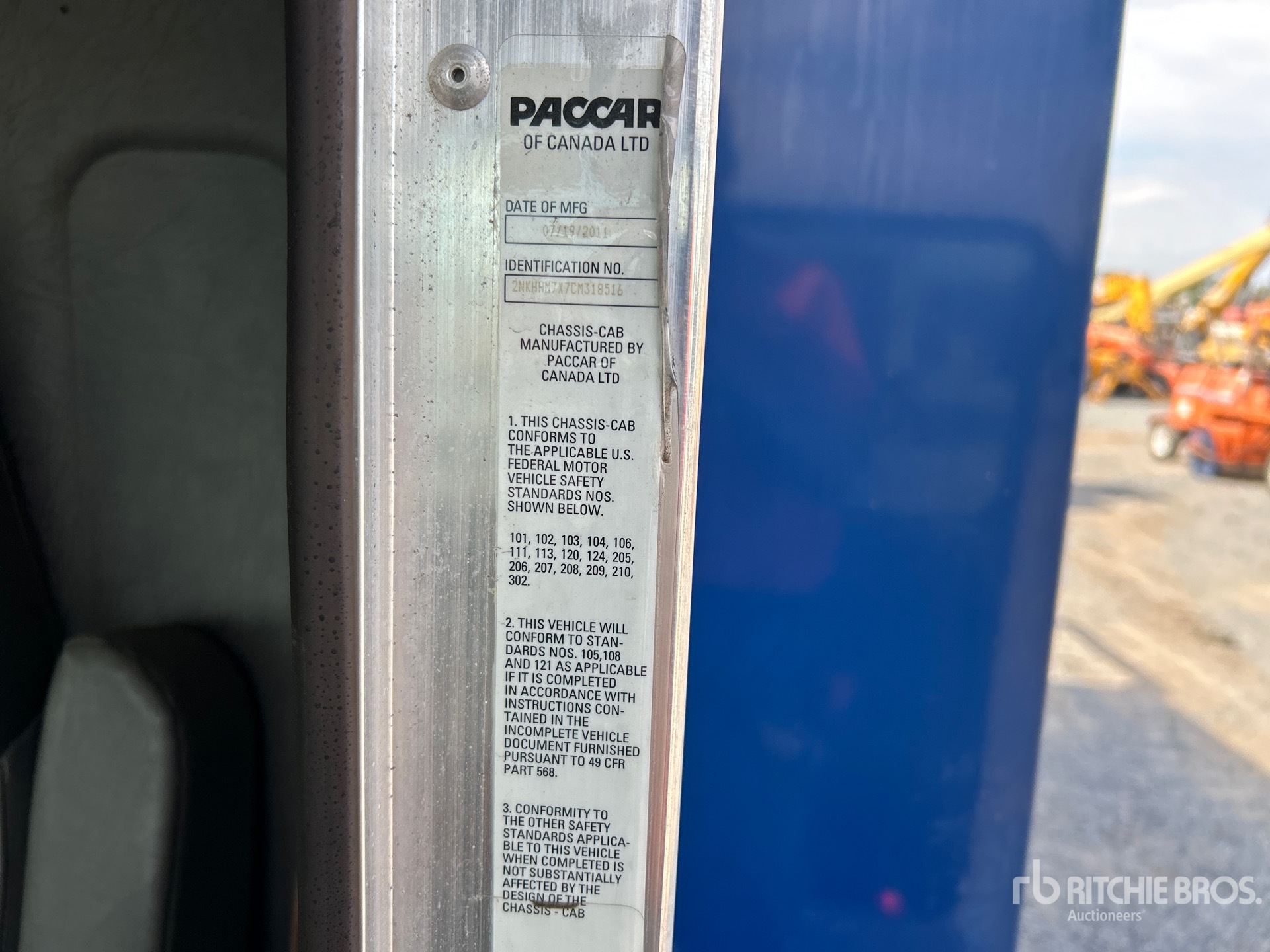 General Appearance with Numer seryjny/numer identyfikacyjny pojazdu