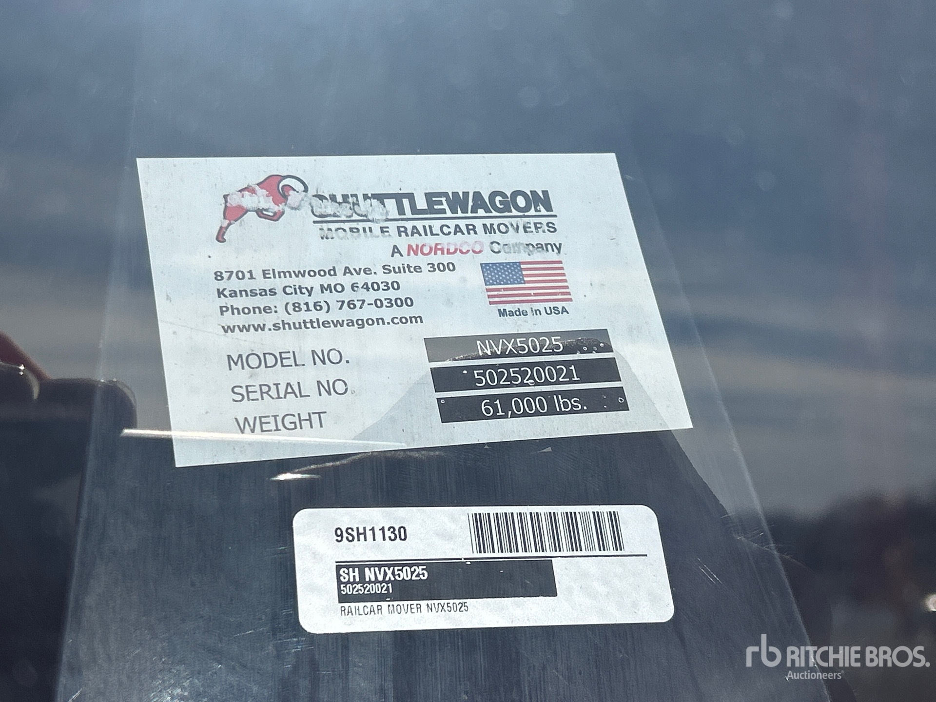 General Appearance with Numero seriale/numero d’identificazione del veicolo (VIN)