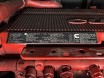Engine with Emission Label