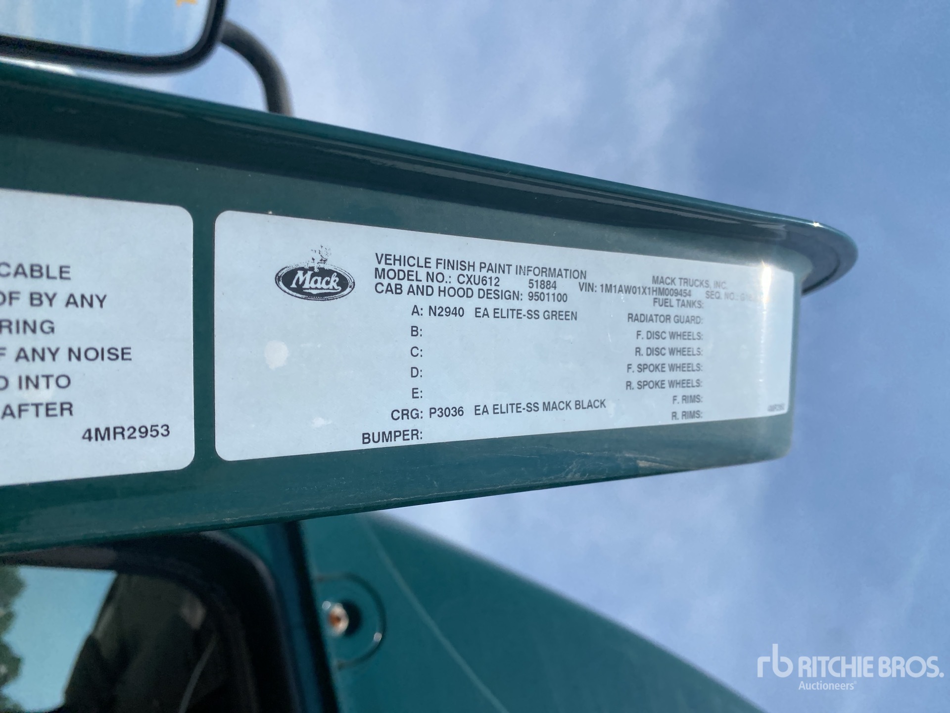 2017 Mack CXU612
