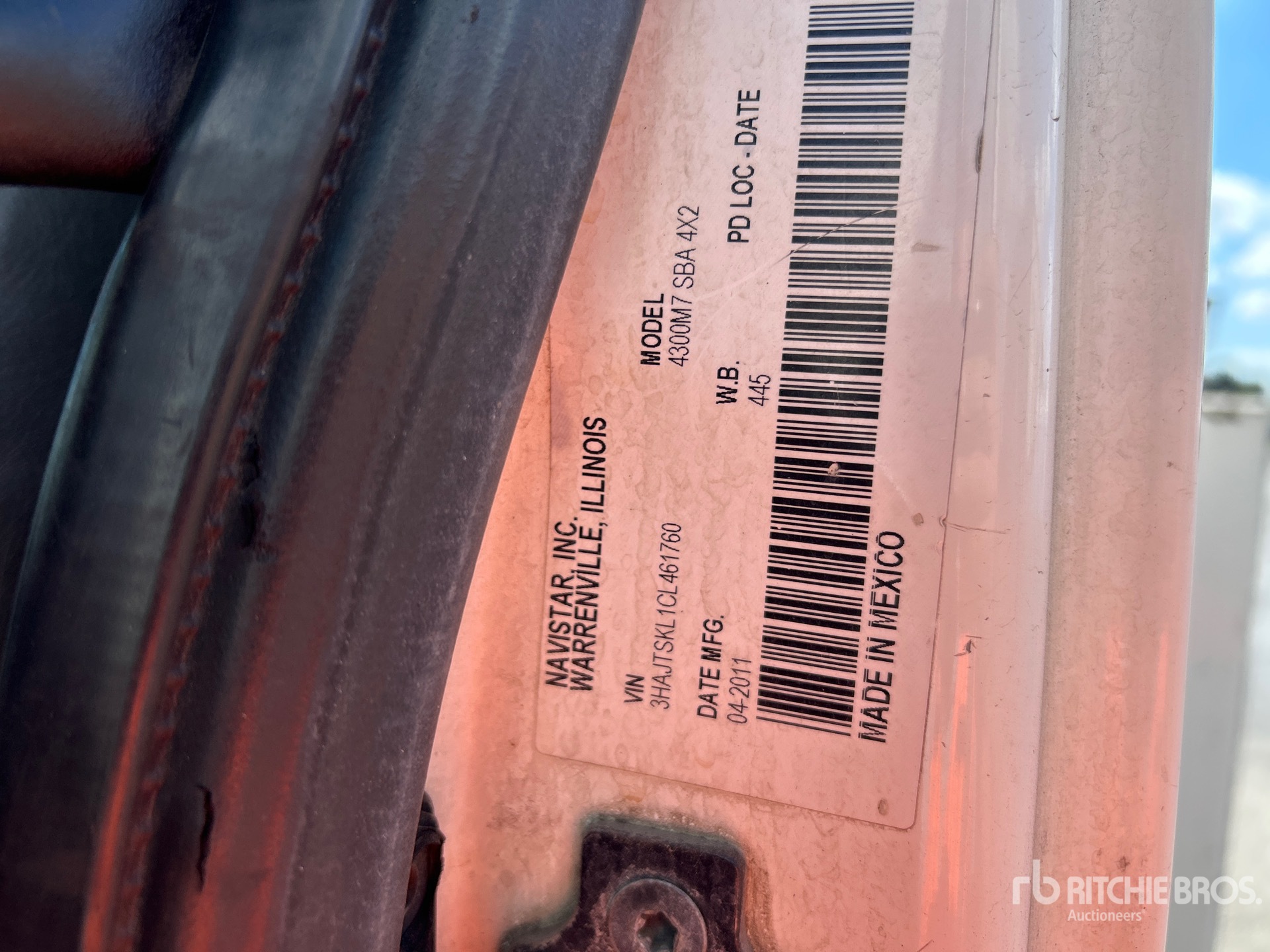 General Appearance with N.º de serie/VIN