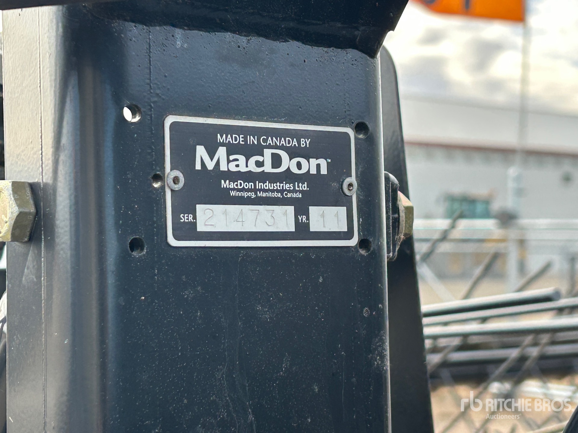 General Appearance with N.º de serie/VIN