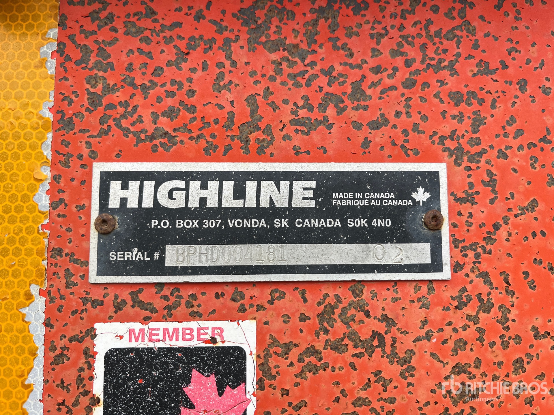 General Appearance with Numero seriale/numero d’identificazione del veicolo (VIN)