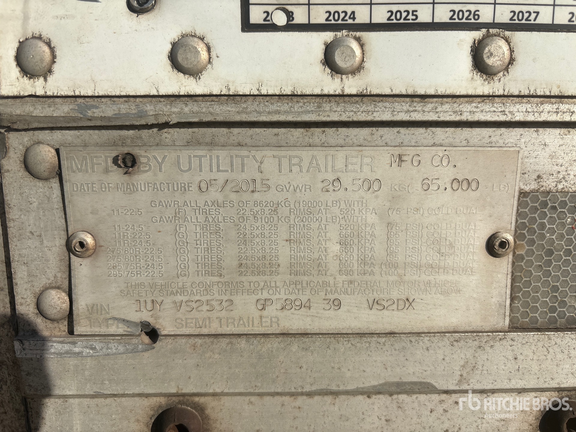 General Appearance with Seriennummer / FIN