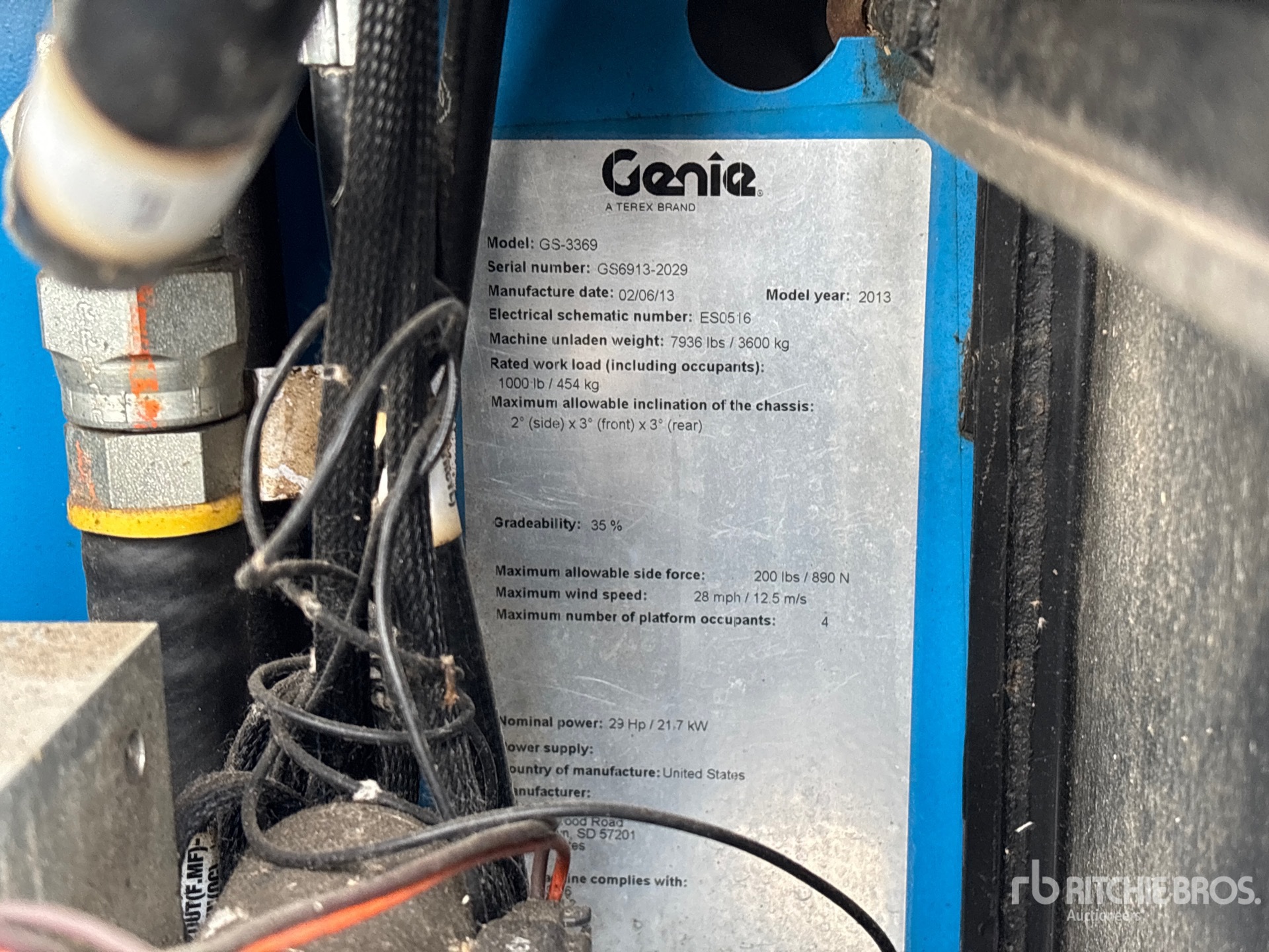 General Appearance with Seriennummer / FIN