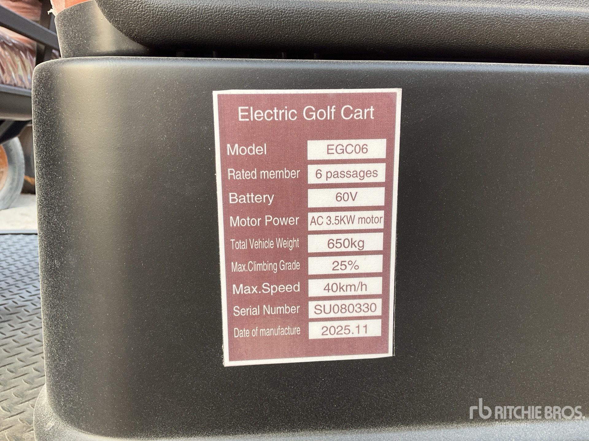 General Appearance with Numéro de série/Numéro d'identification du véhicule automobile
