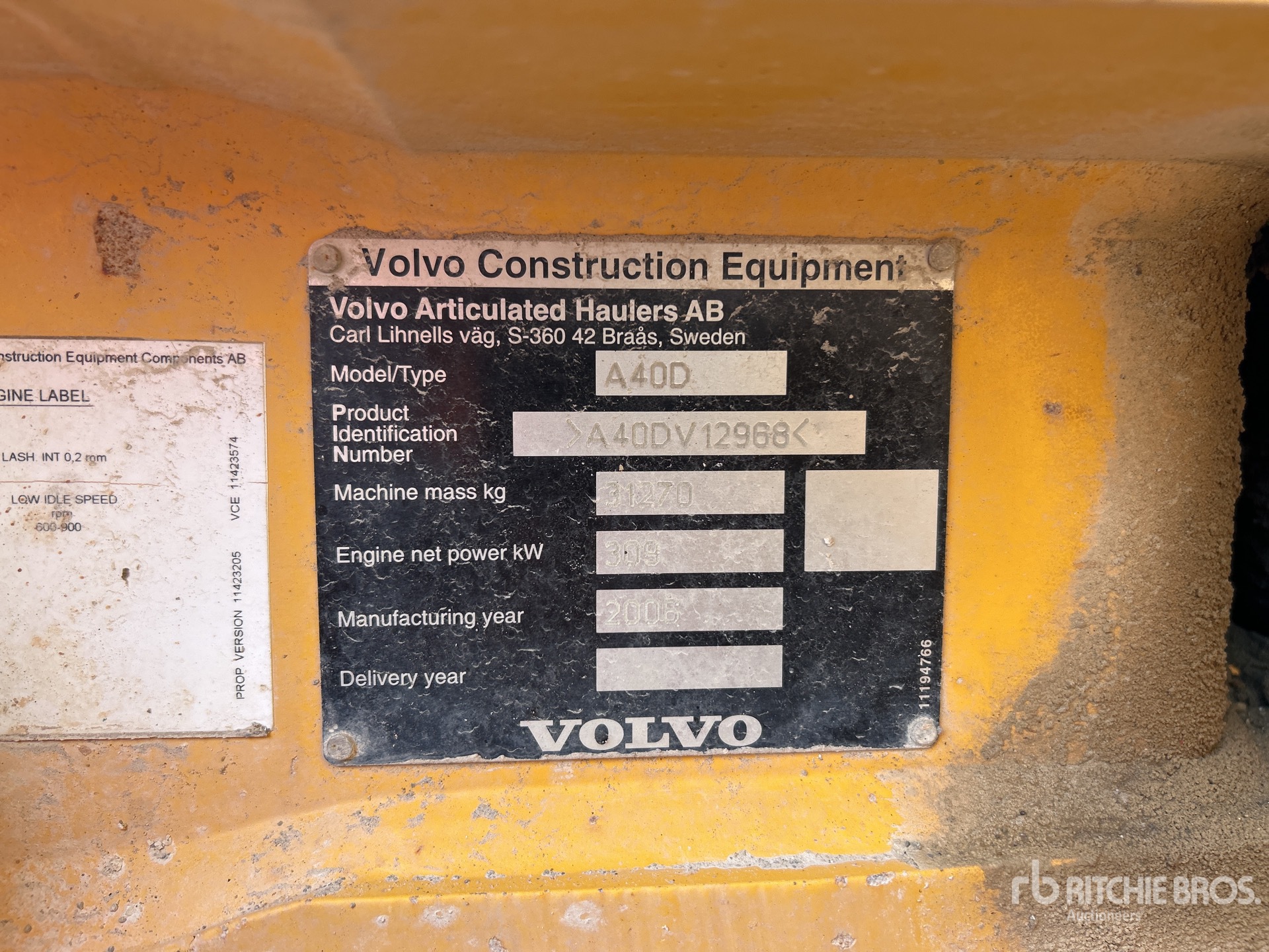 General Appearance with Seriennummer / FIN