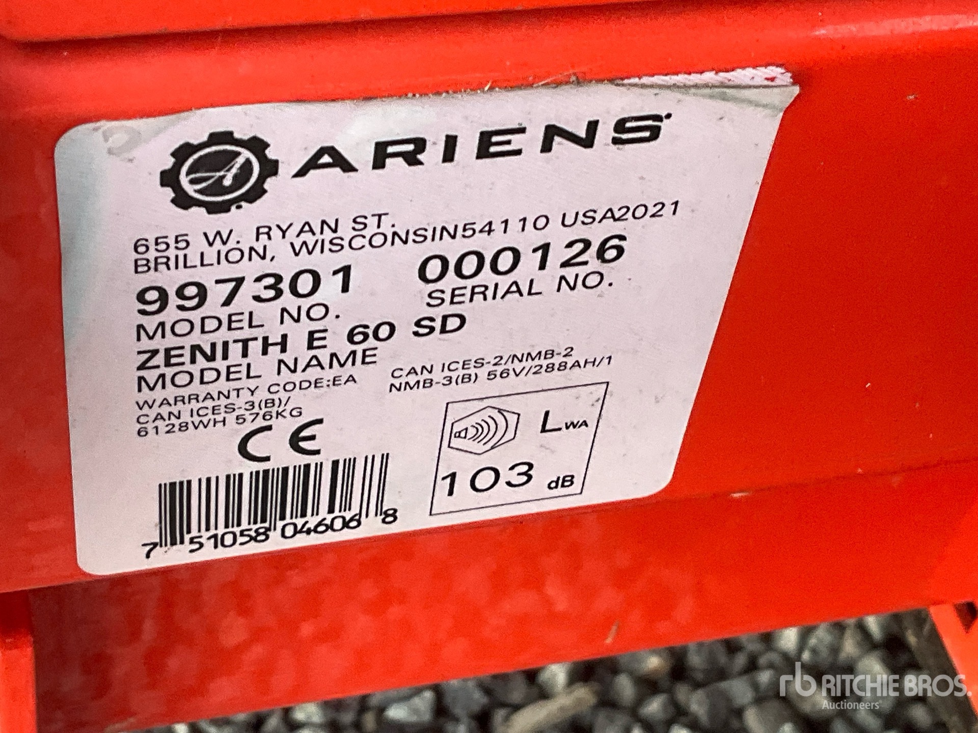 General Appearance with Seriennummer / FIN