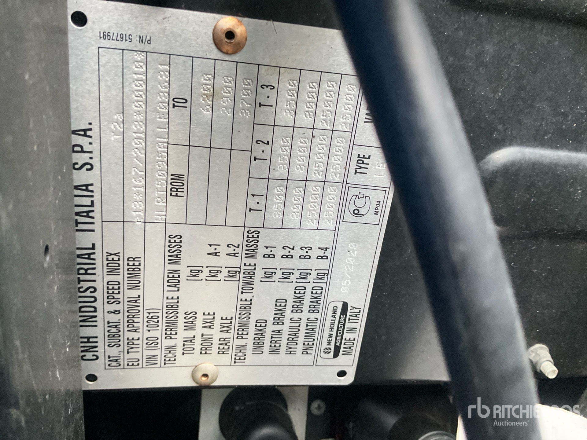 General Appearance with N.º de serie/VIN