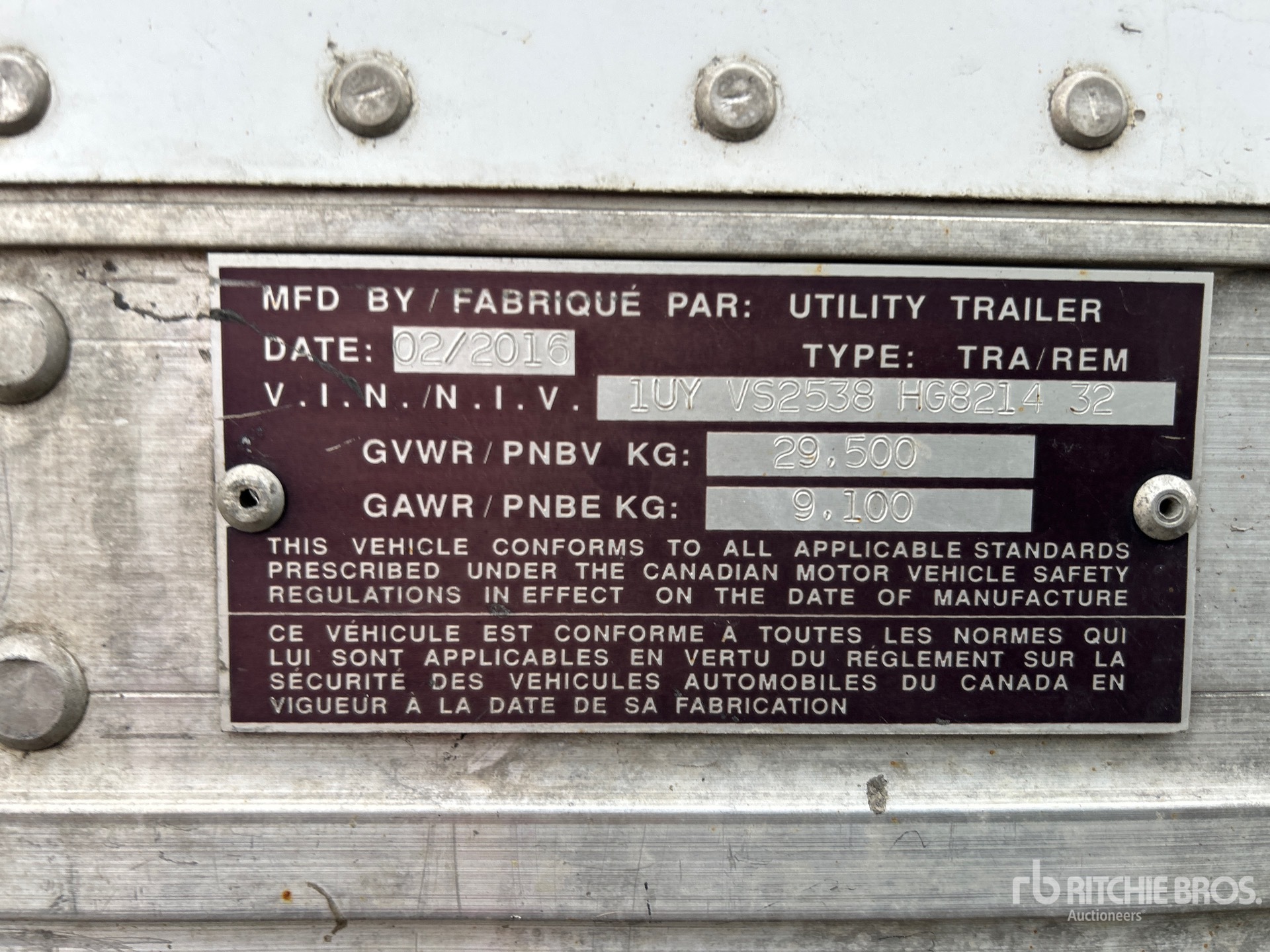 General Appearance with Seriennummer / FIN