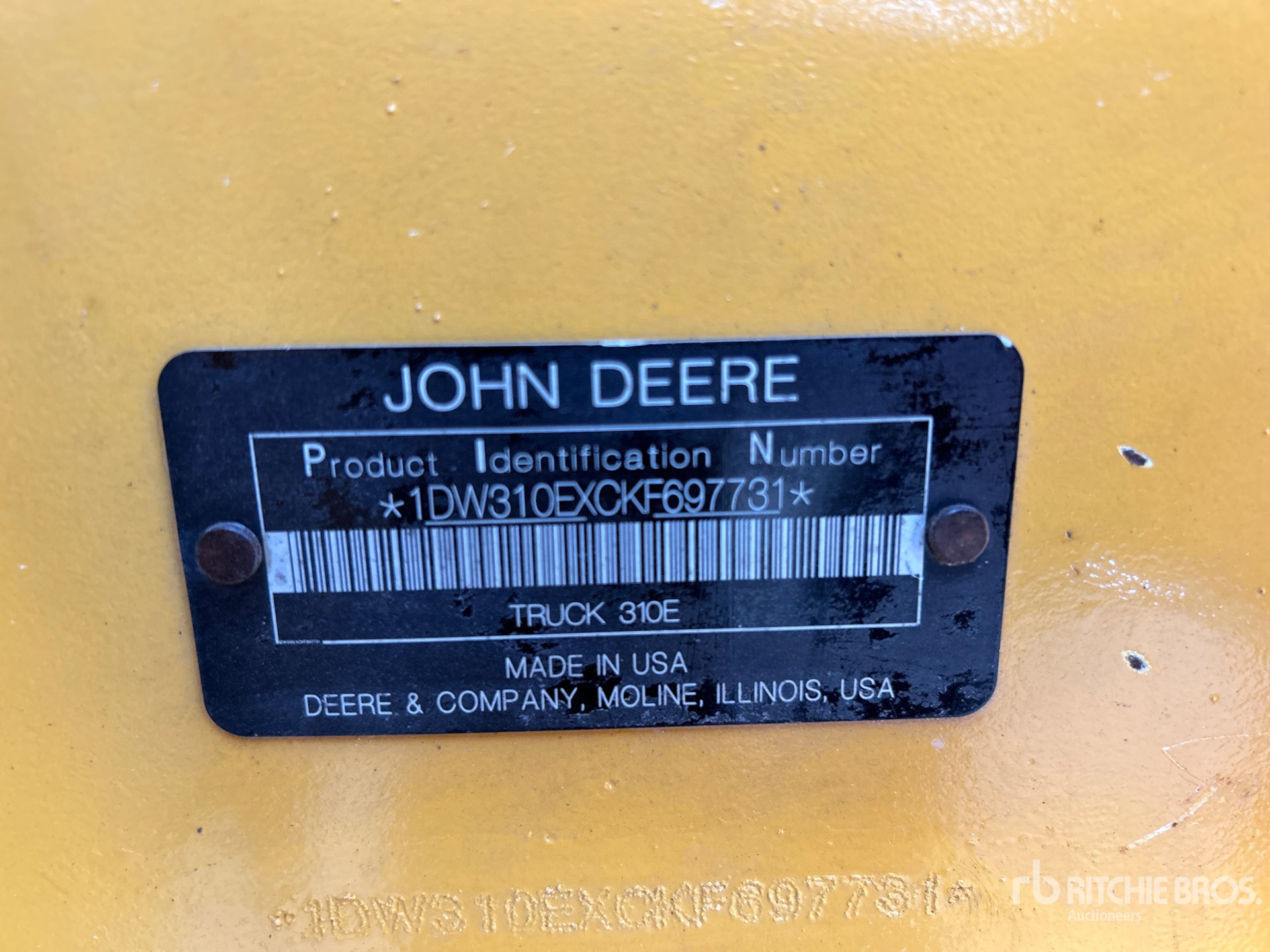 General Appearance with Numero seriale/numero d’identificazione del veicolo (VIN)