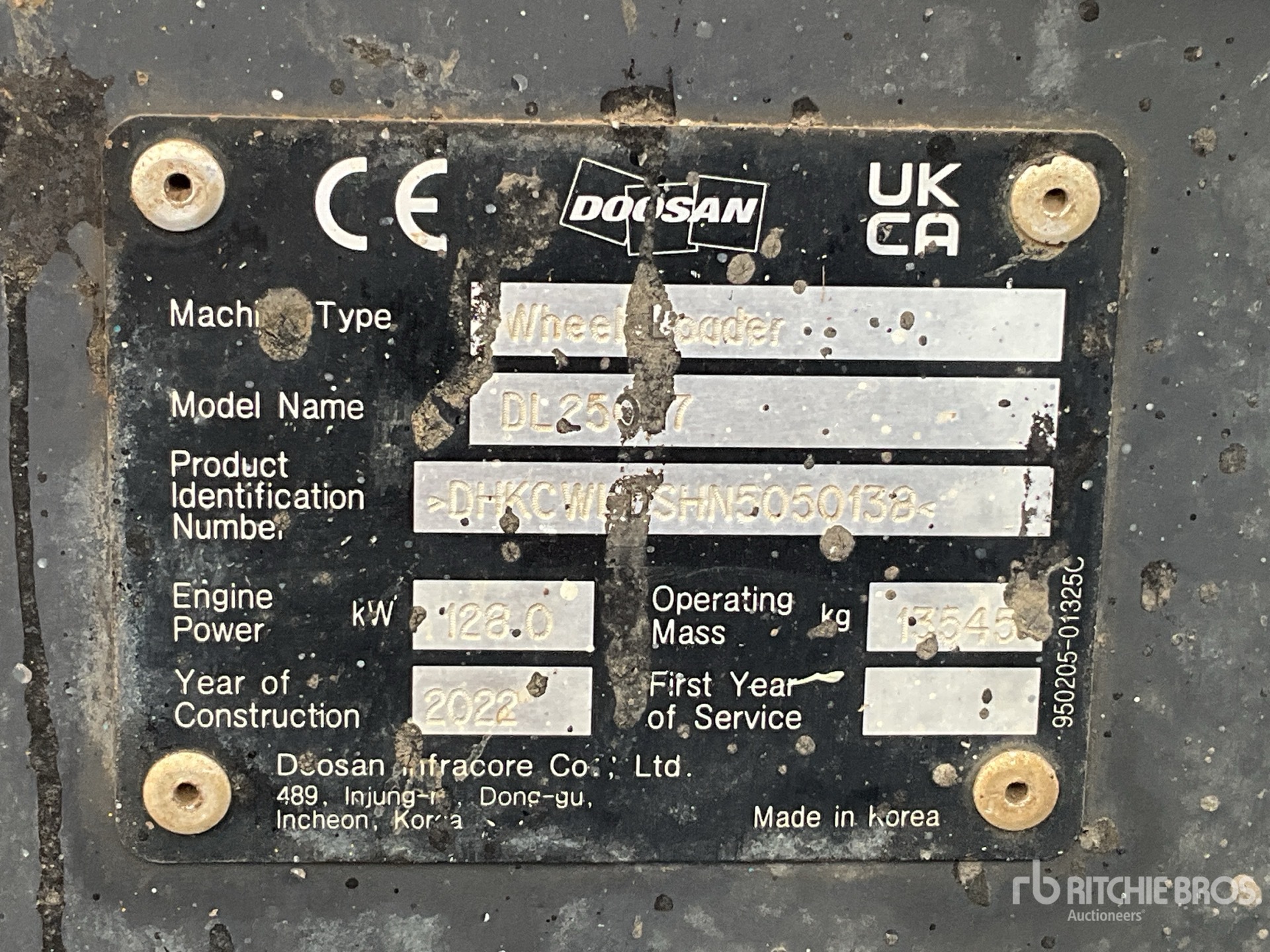 General Appearance with Numer seryjny/numer identyfikacyjny pojazdu