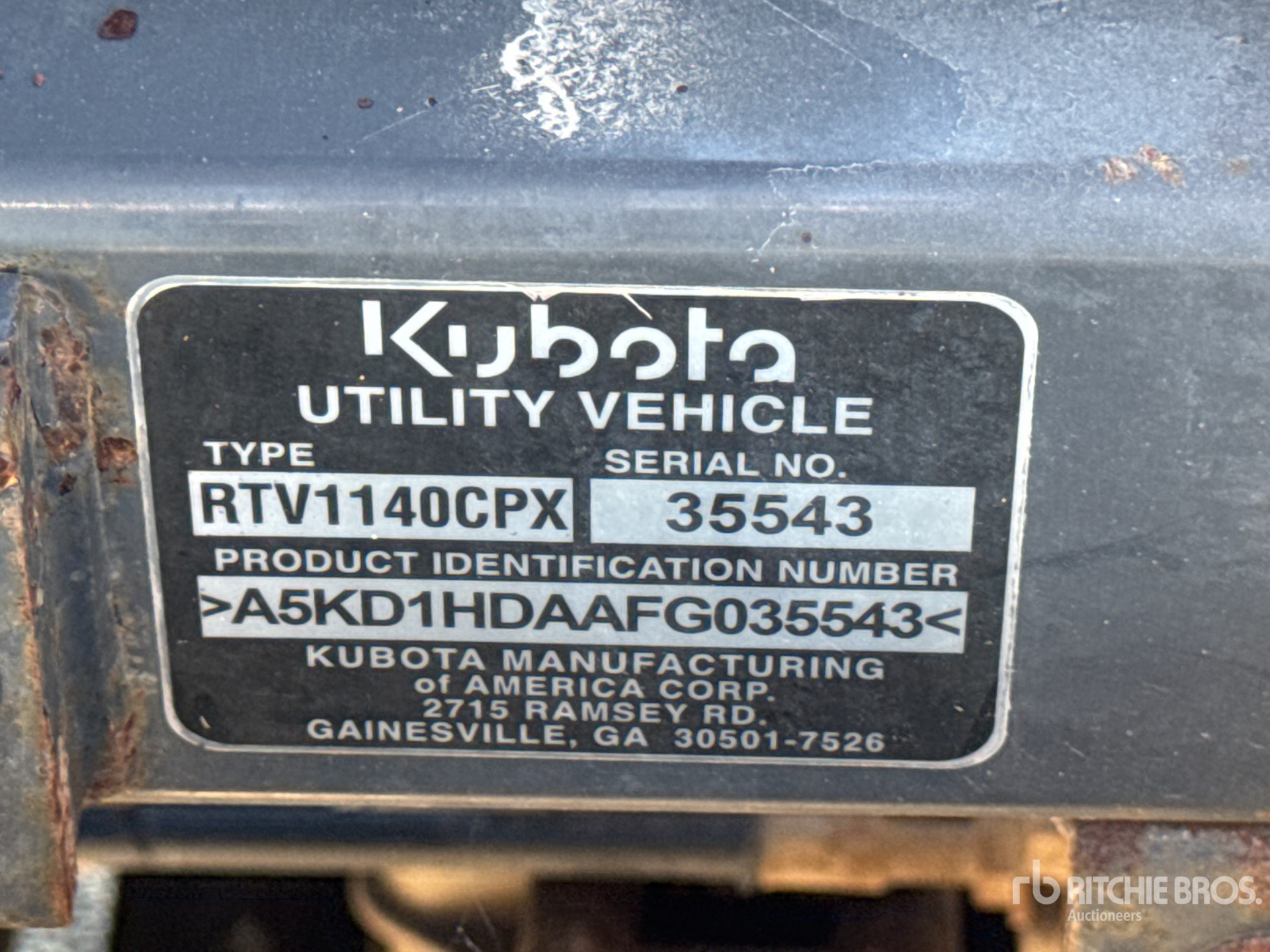 General Appearance with Seriennummer / FIN