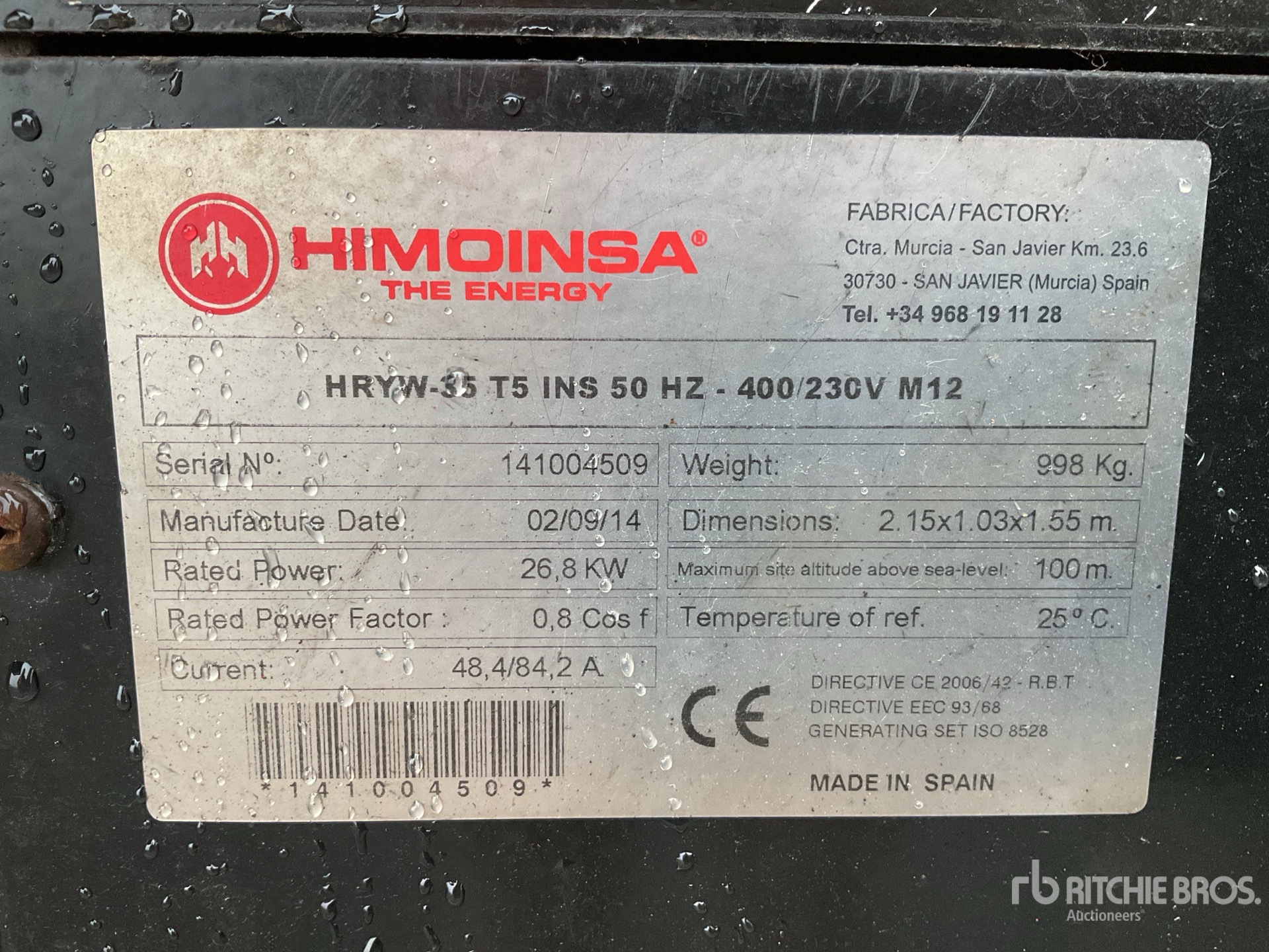 General Appearance with Seriennummer / FIN