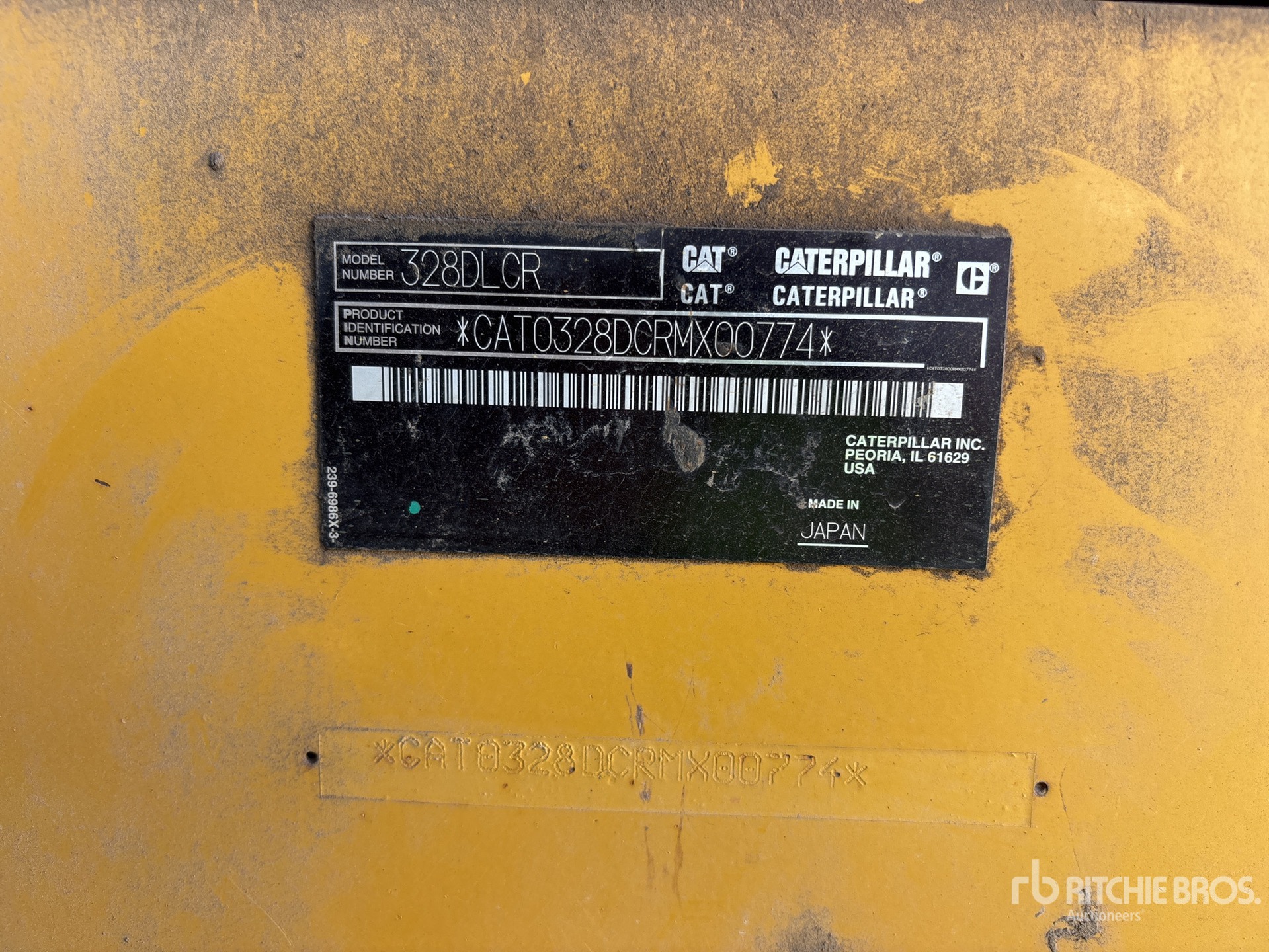 General Appearance with N.º de serie/VIN