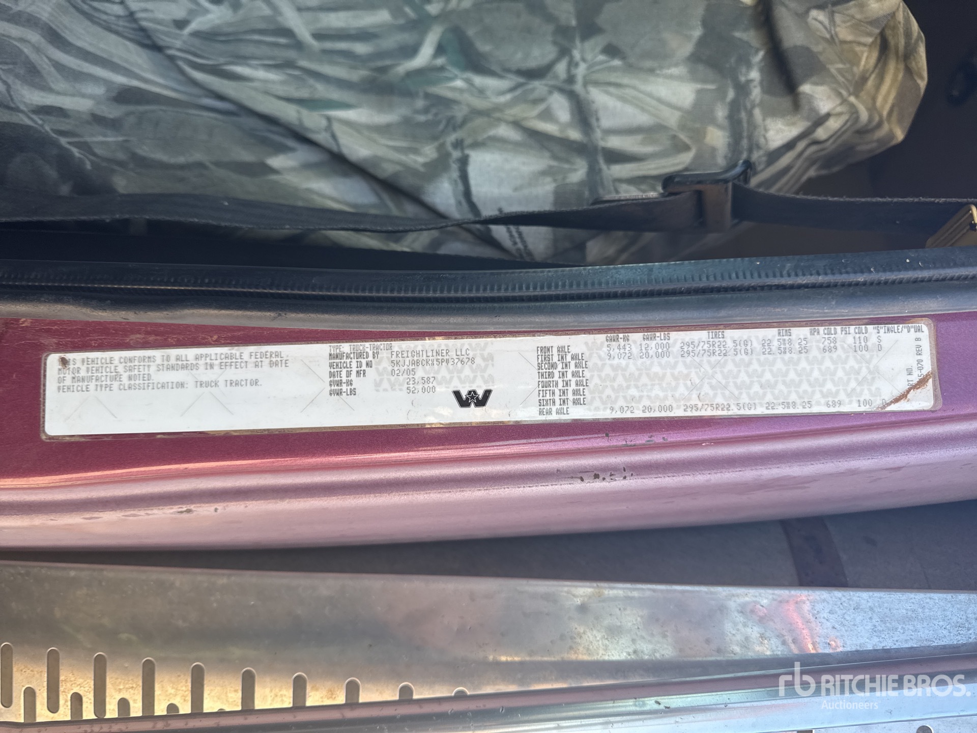 General Appearance with Numero seriale/numero d’identificazione del veicolo (VIN)